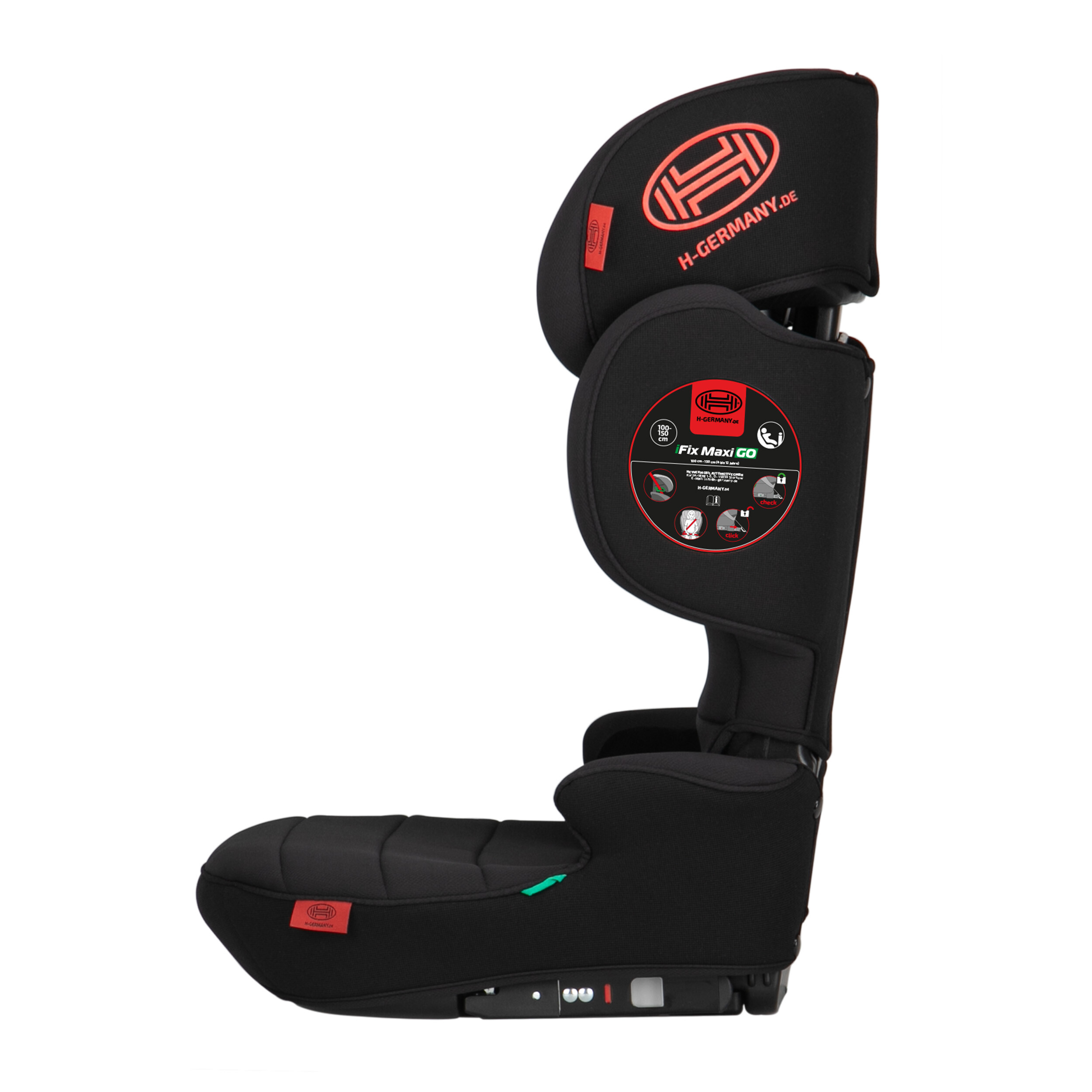 Kindersitz isofix (Gruppe 2 & 3) | HEYNER® KIDS i-Fix Go