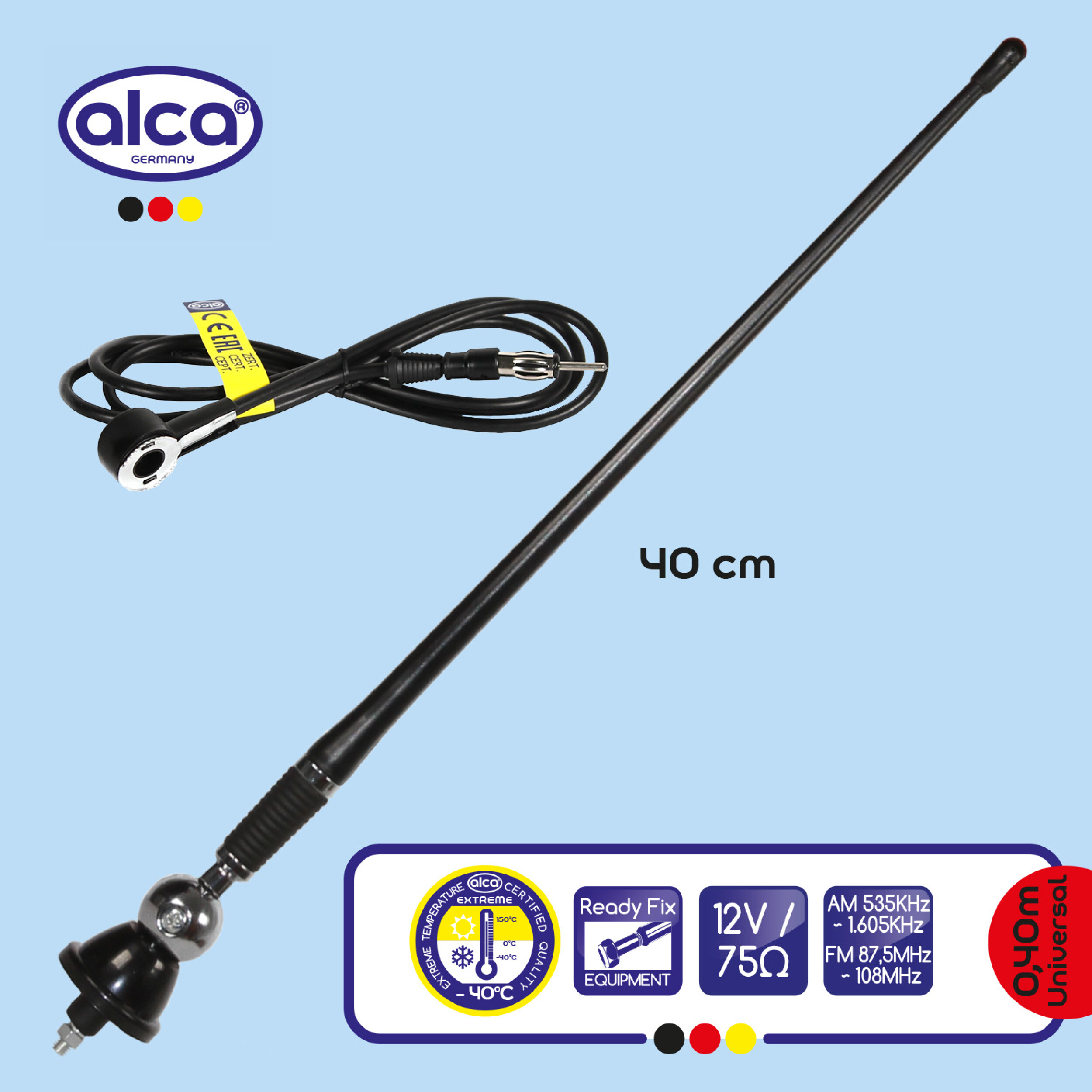 Universal-Flex-Antenne 12 V | alca® Antenne Flex