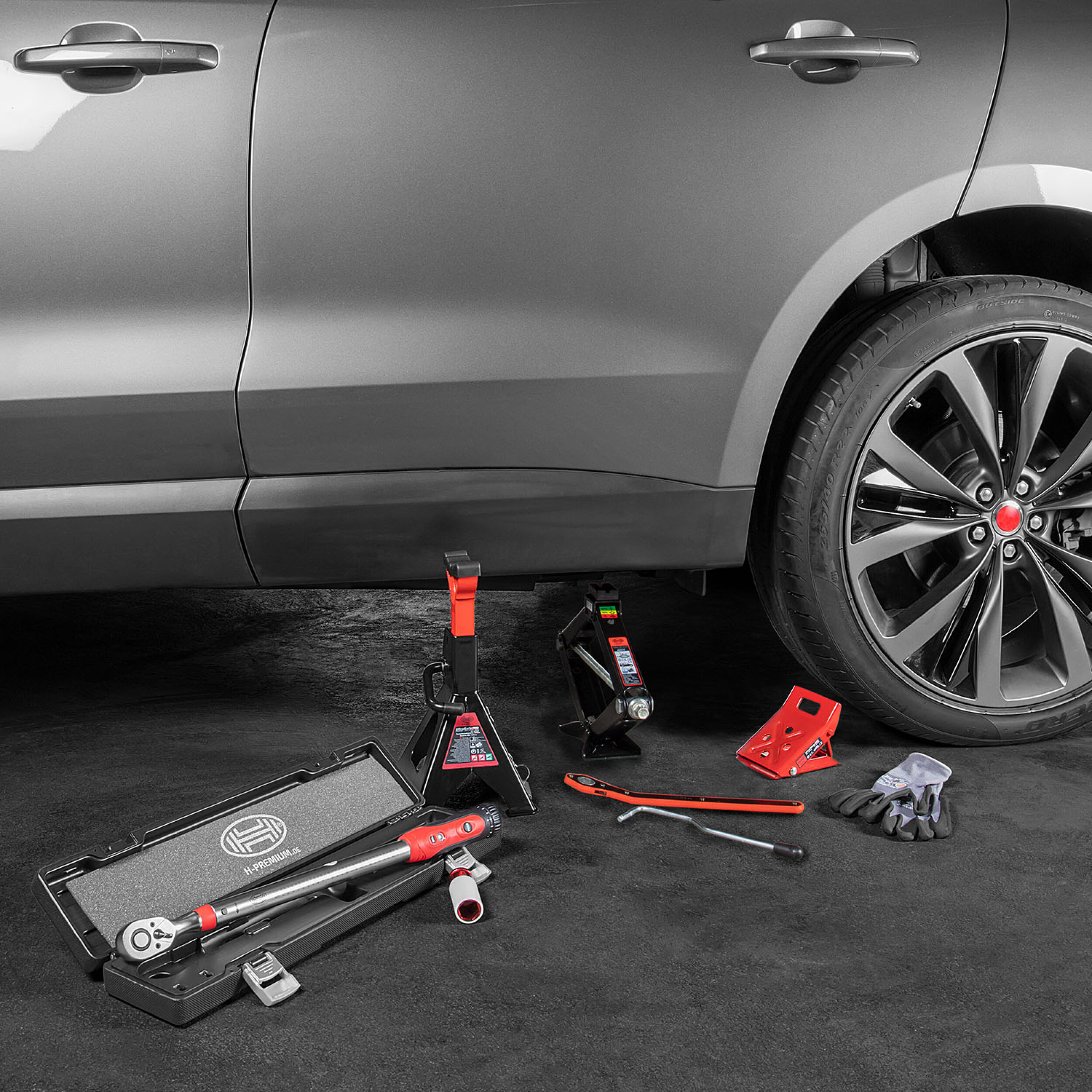 Premium scissor jack 0.8 t | HEYNER® Ultra Lift XS PRO