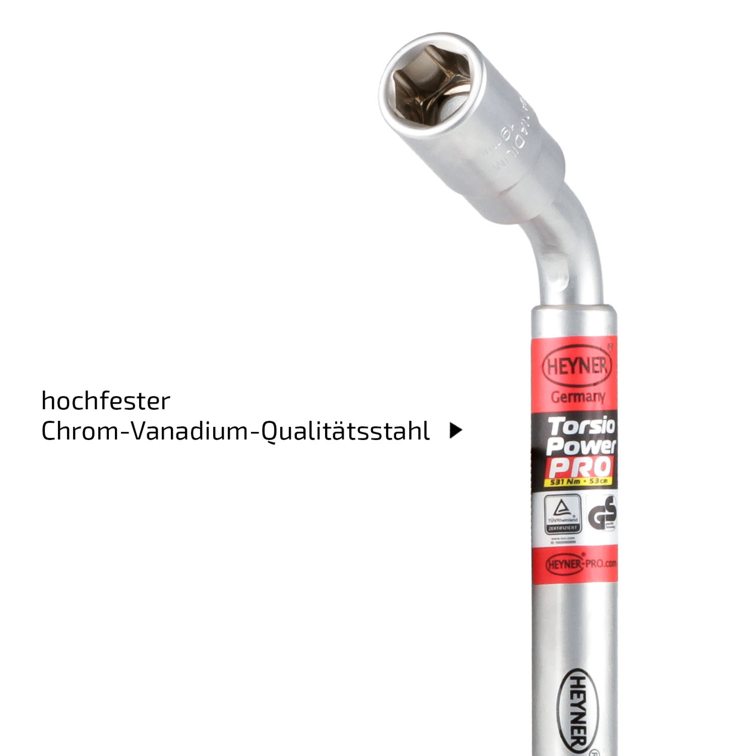 Wheel nut wrench Multi-Size | HEYNER® Torsio Power PRO