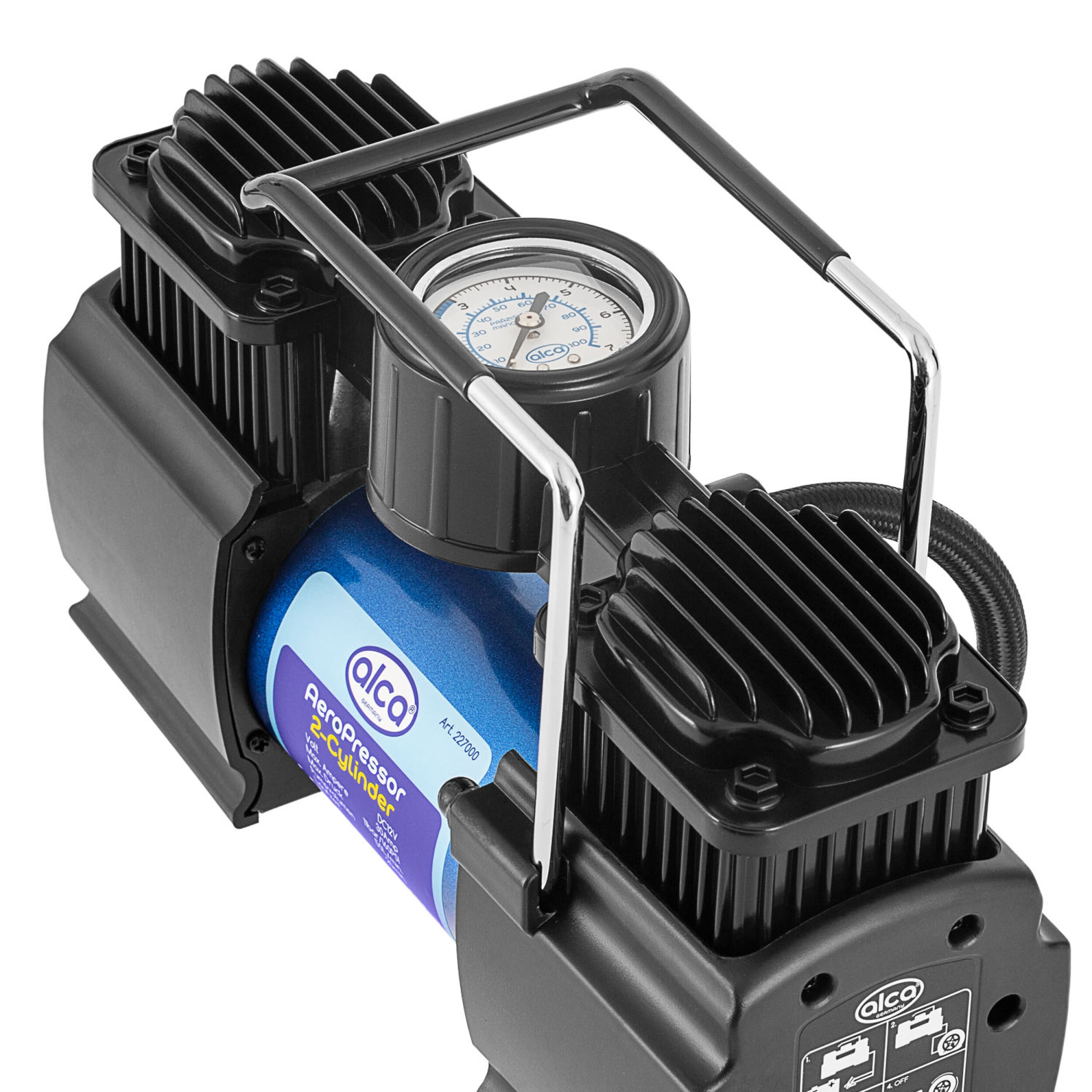 Kraft-Kompressor 12 V | alca® AeroPressor 2 Zylinder