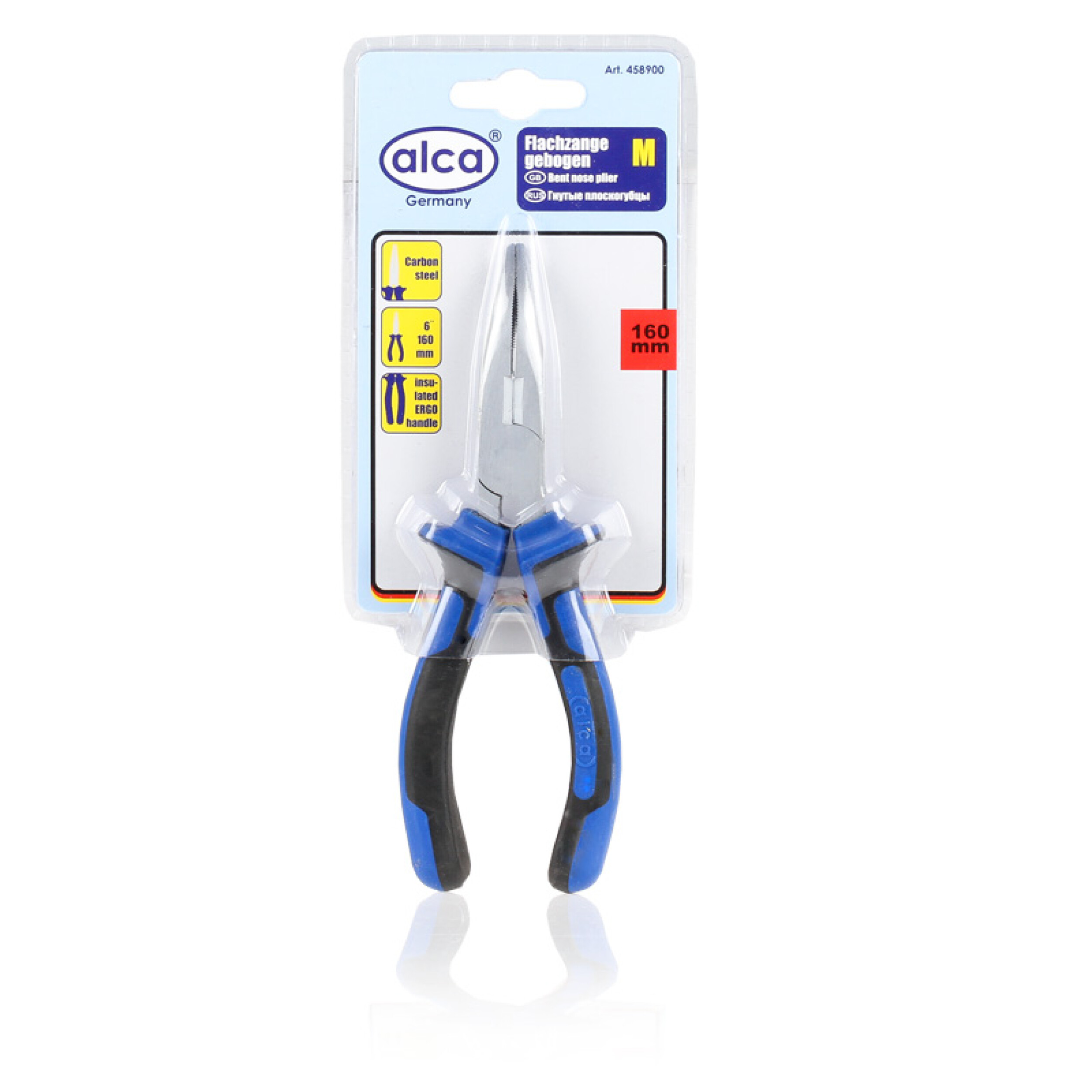 Flachzange gebogen | alca® Bent Nose Plier M