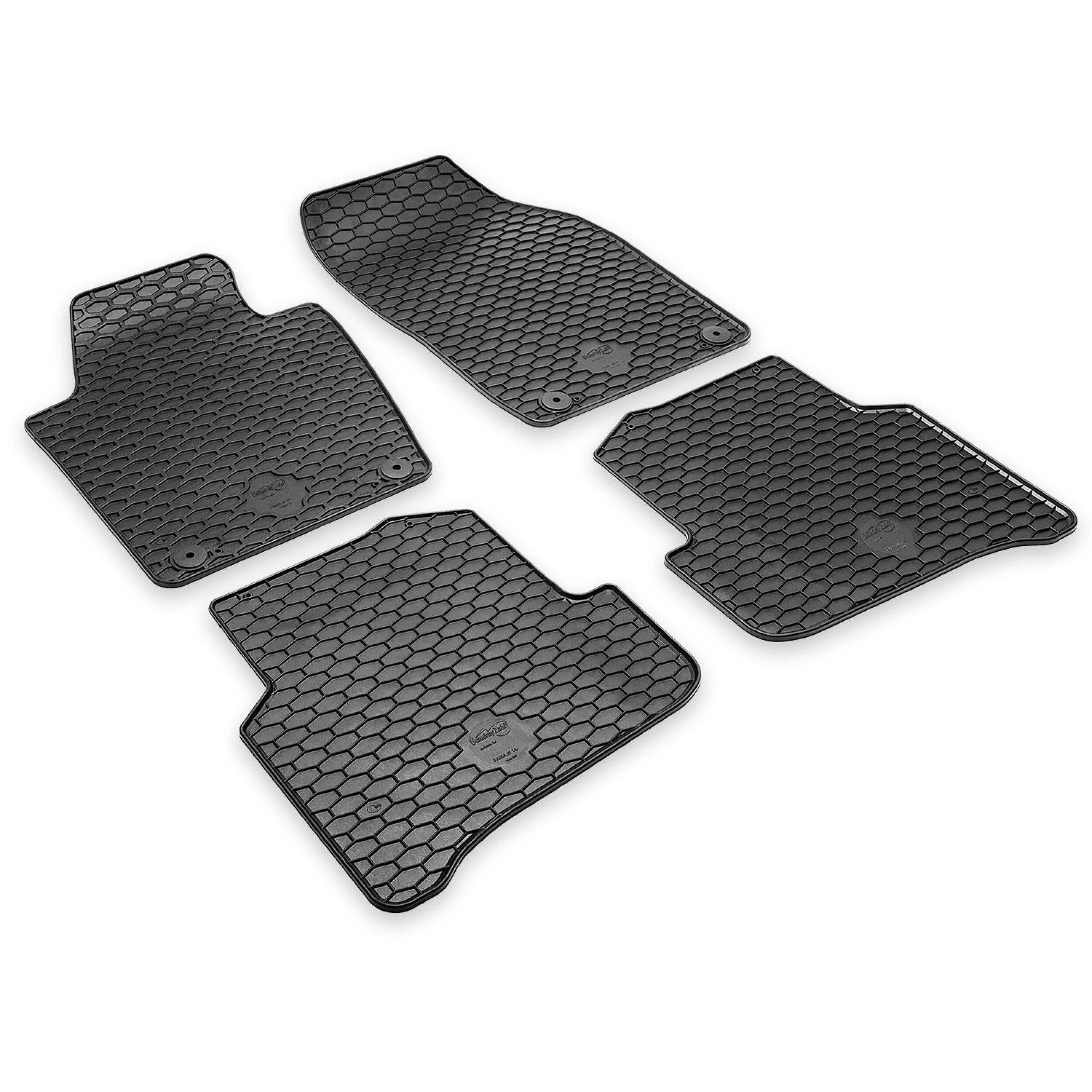 Rubber floor mats set Skoda | HEYNER® OEM protection mat
