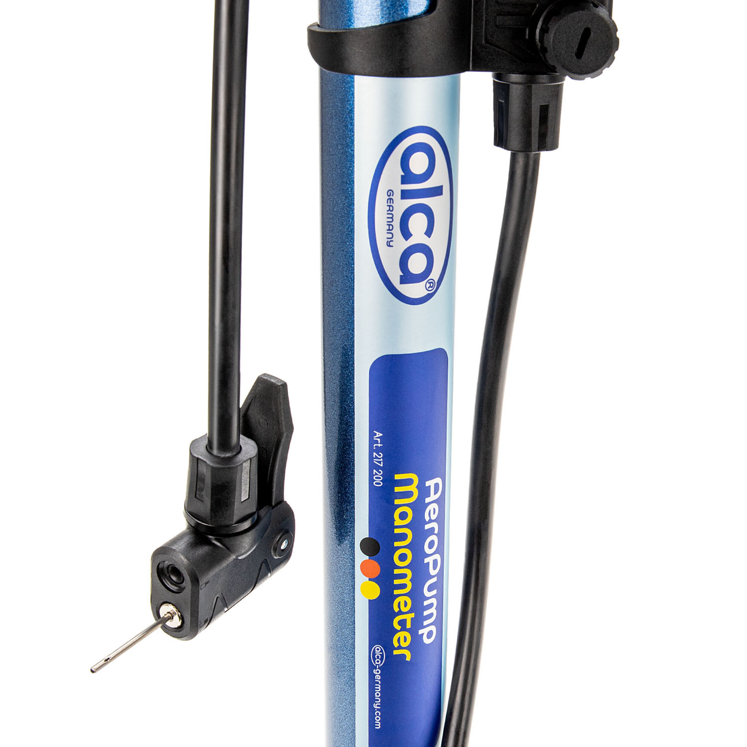 Hochleistungs-Handpumpe mit Manometer | alca® AeroPump Manometer