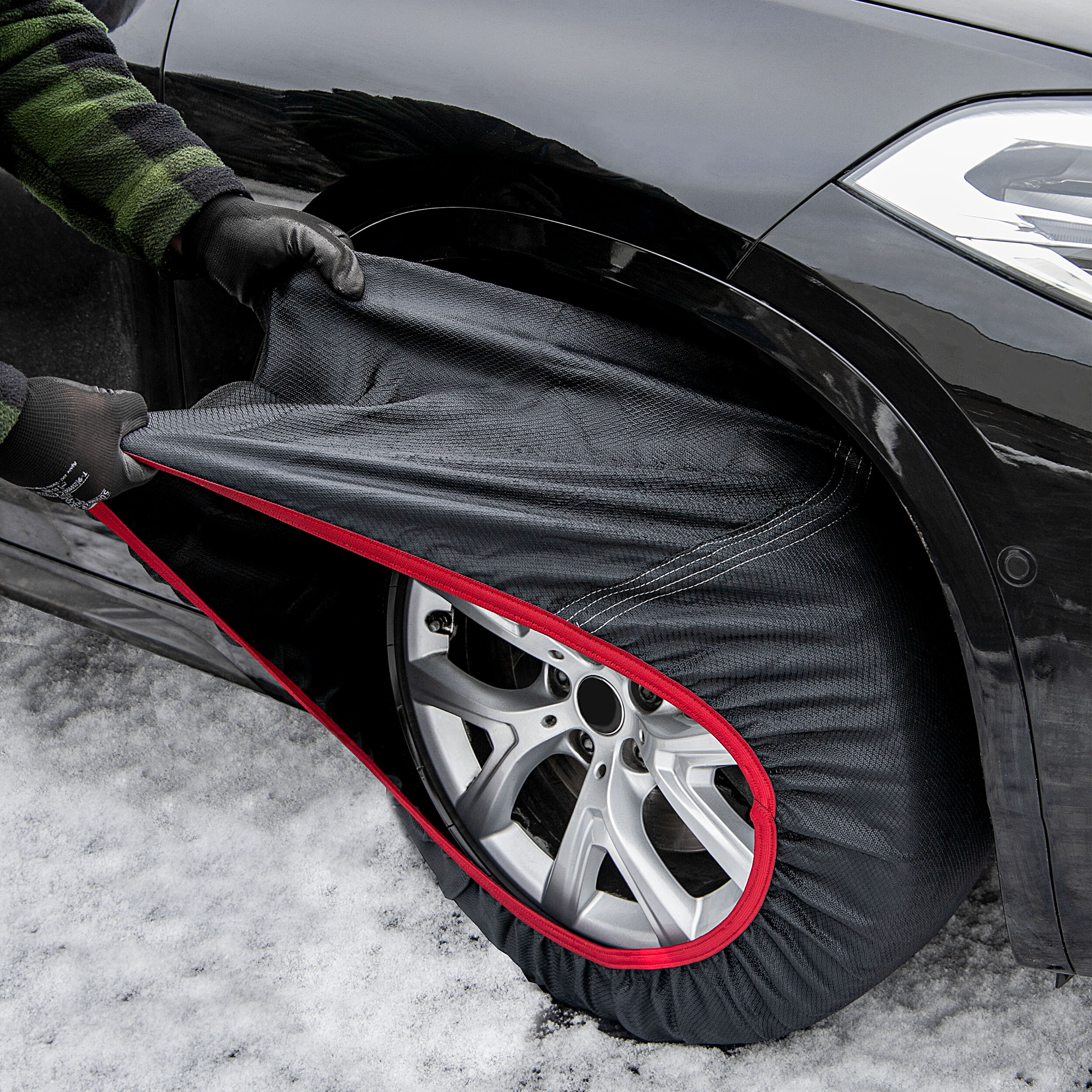 Textile Schneeketten 2er-Set M | HEYNER® SNOW GRIP PRO M