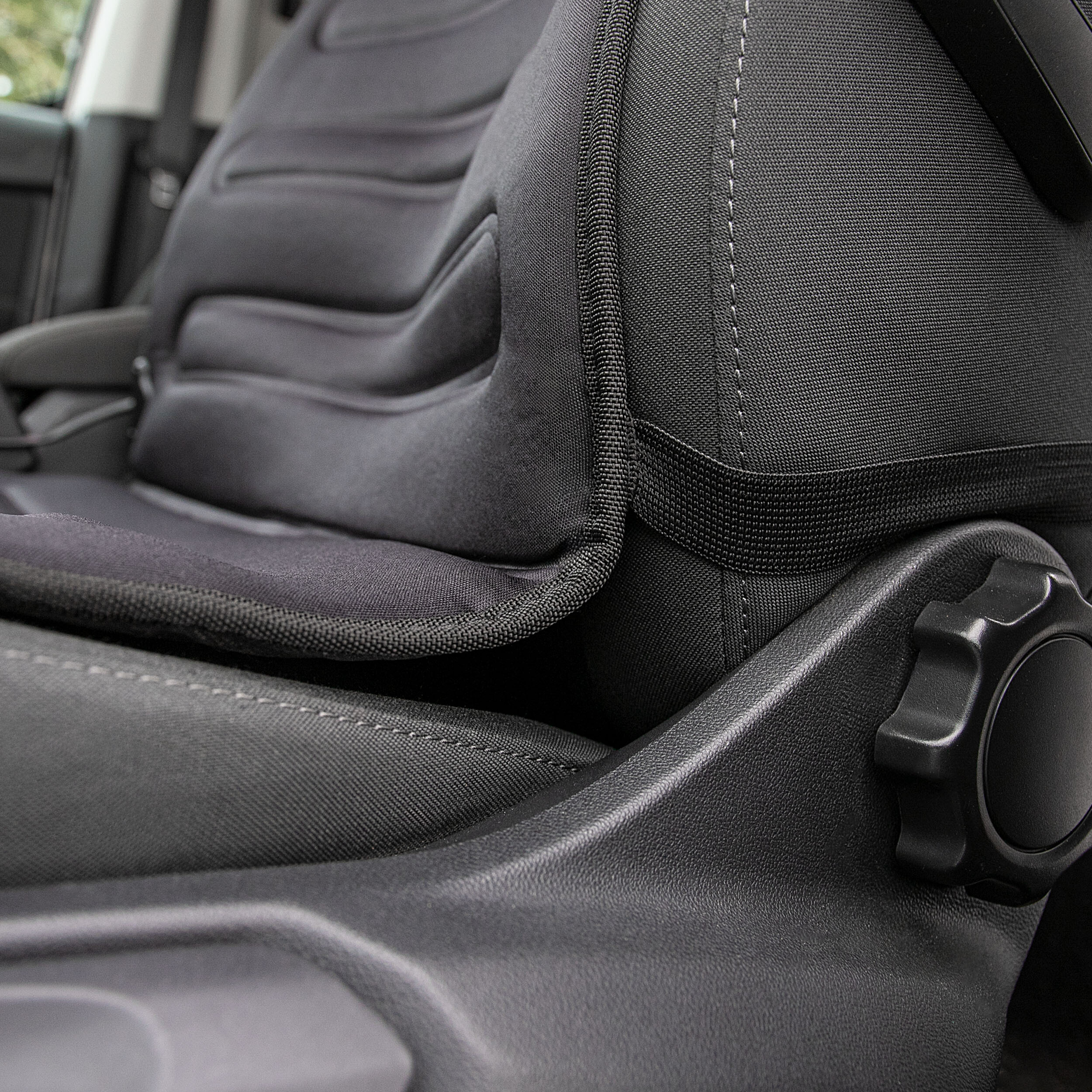 Auto-Sitzauflage beheizbar 12V schwarz | HEYNER® Warm Comfort SAFE