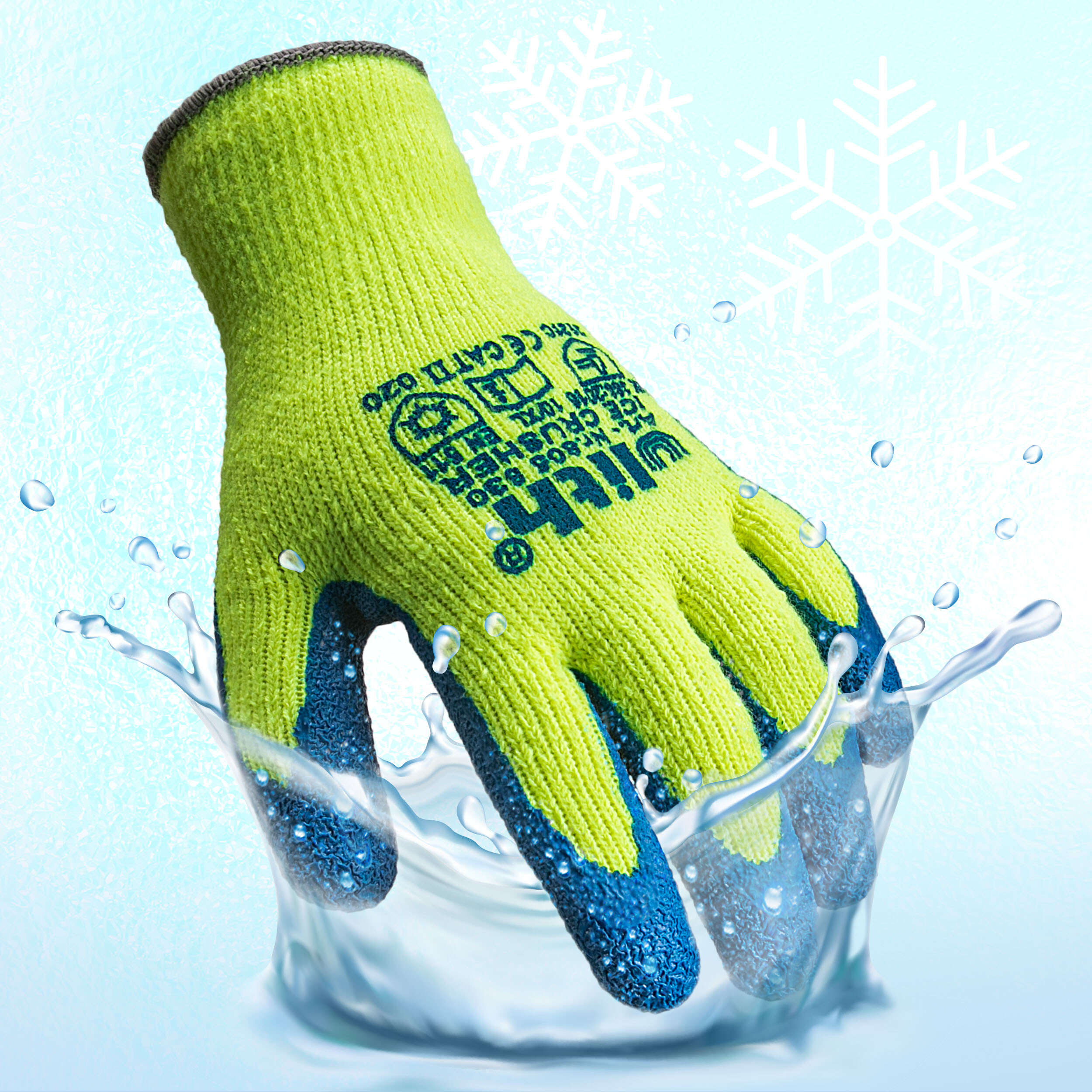 Arbeitshandschuhe Winter gefüttert | alca® ICE CRUSHER