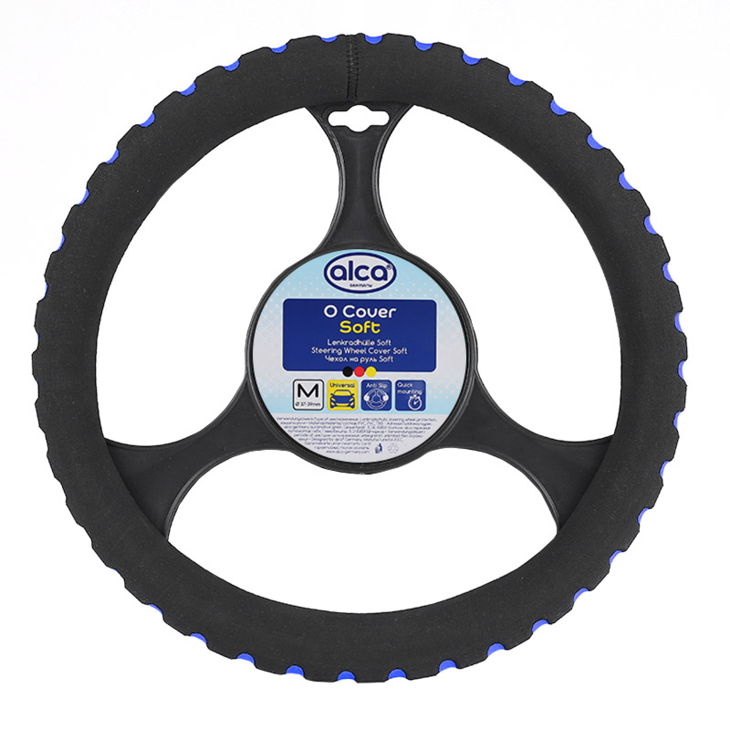Steering wheel cover SOFT assorted, 4 colors | alca® O-Cover
