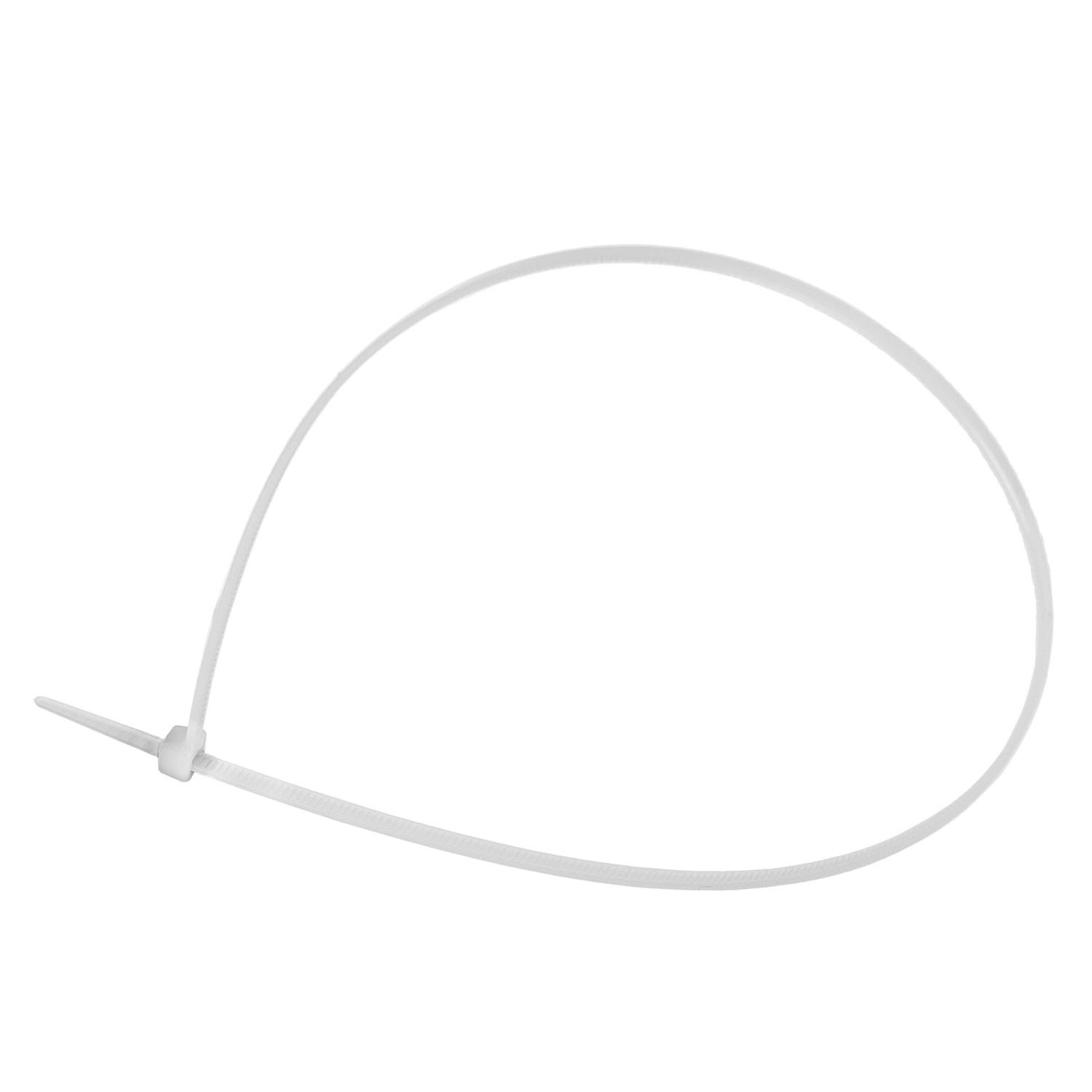 Kabelbinder 50 Stück weiß | alca® Kabel Fix 4,6*450mm