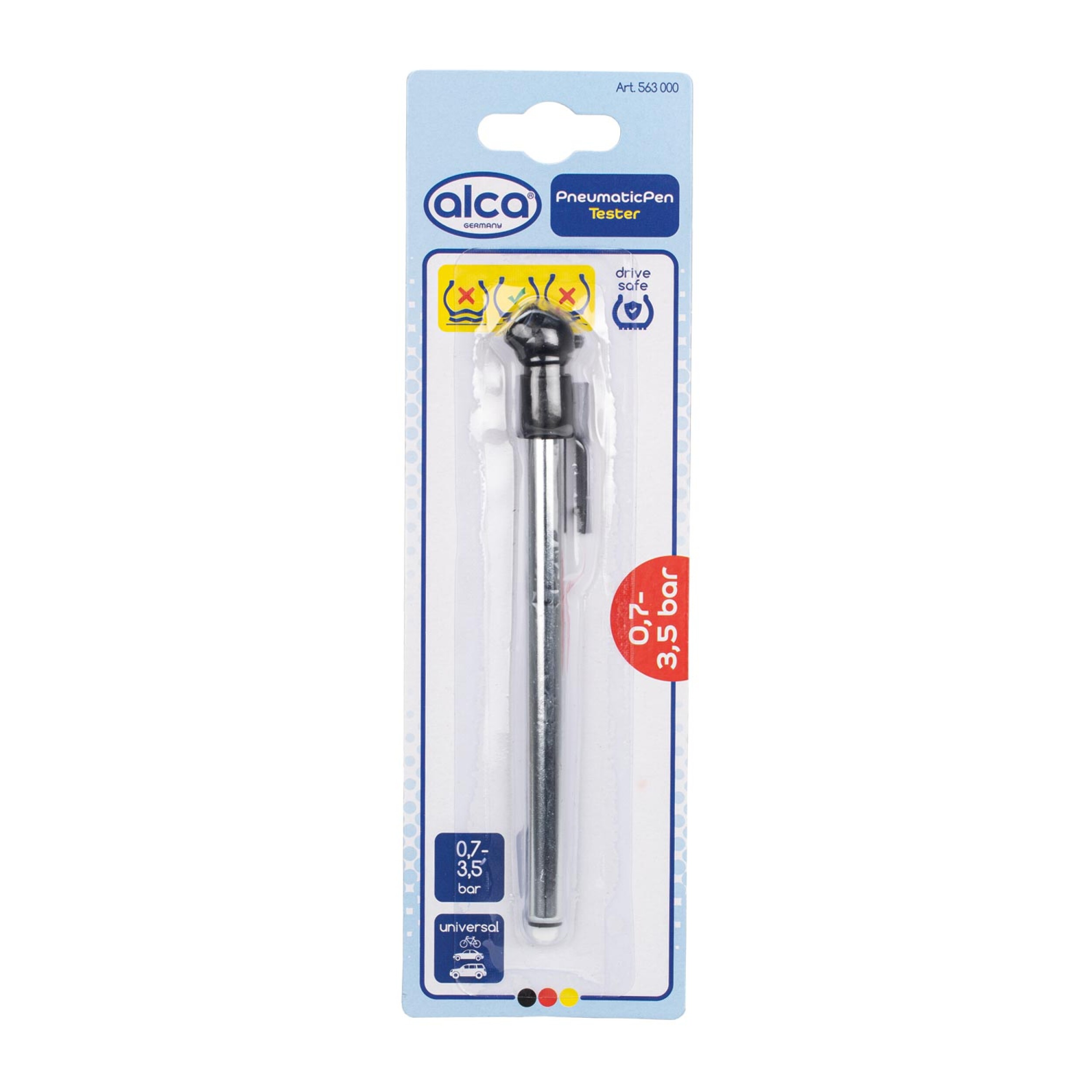 Reifendruck-Prüfer | alca® Pneumatic Pen Tester