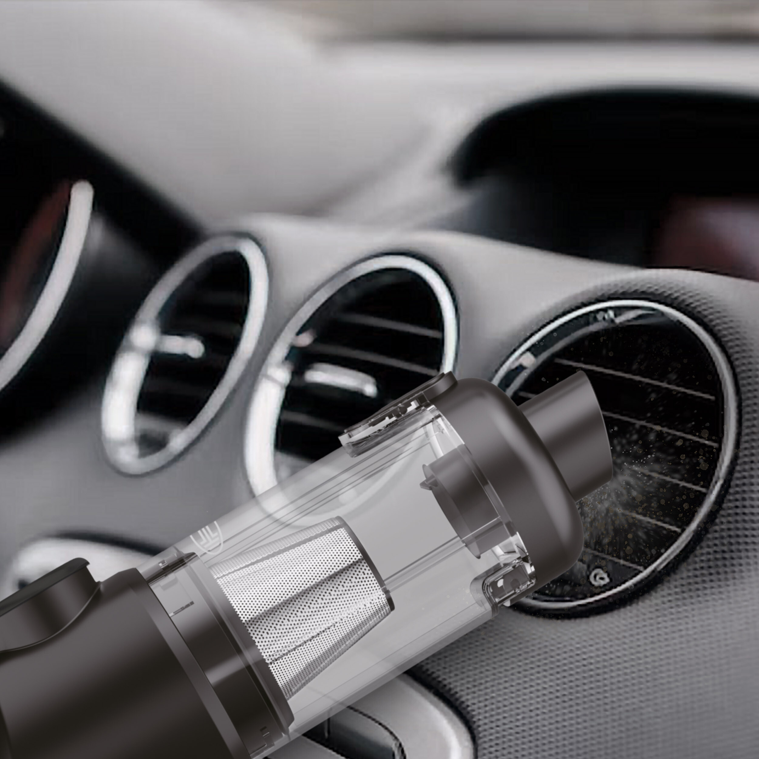 Premium Akku Staubsauger 6.000 Pa | HEYNER® 2in1 VacuDuster Pro