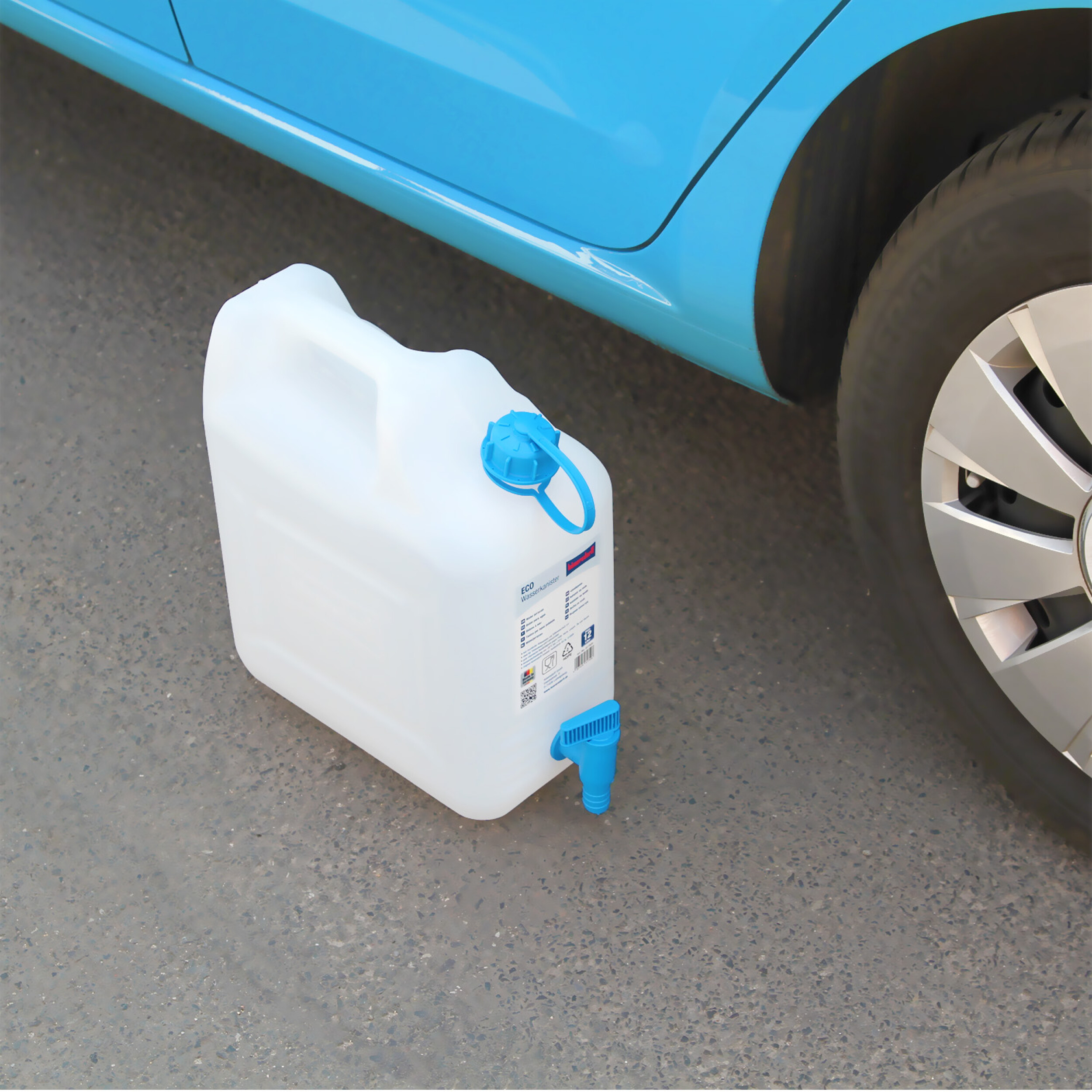 Wasserkanister natur mit Ablasshahn | alca® Water Can 12 L