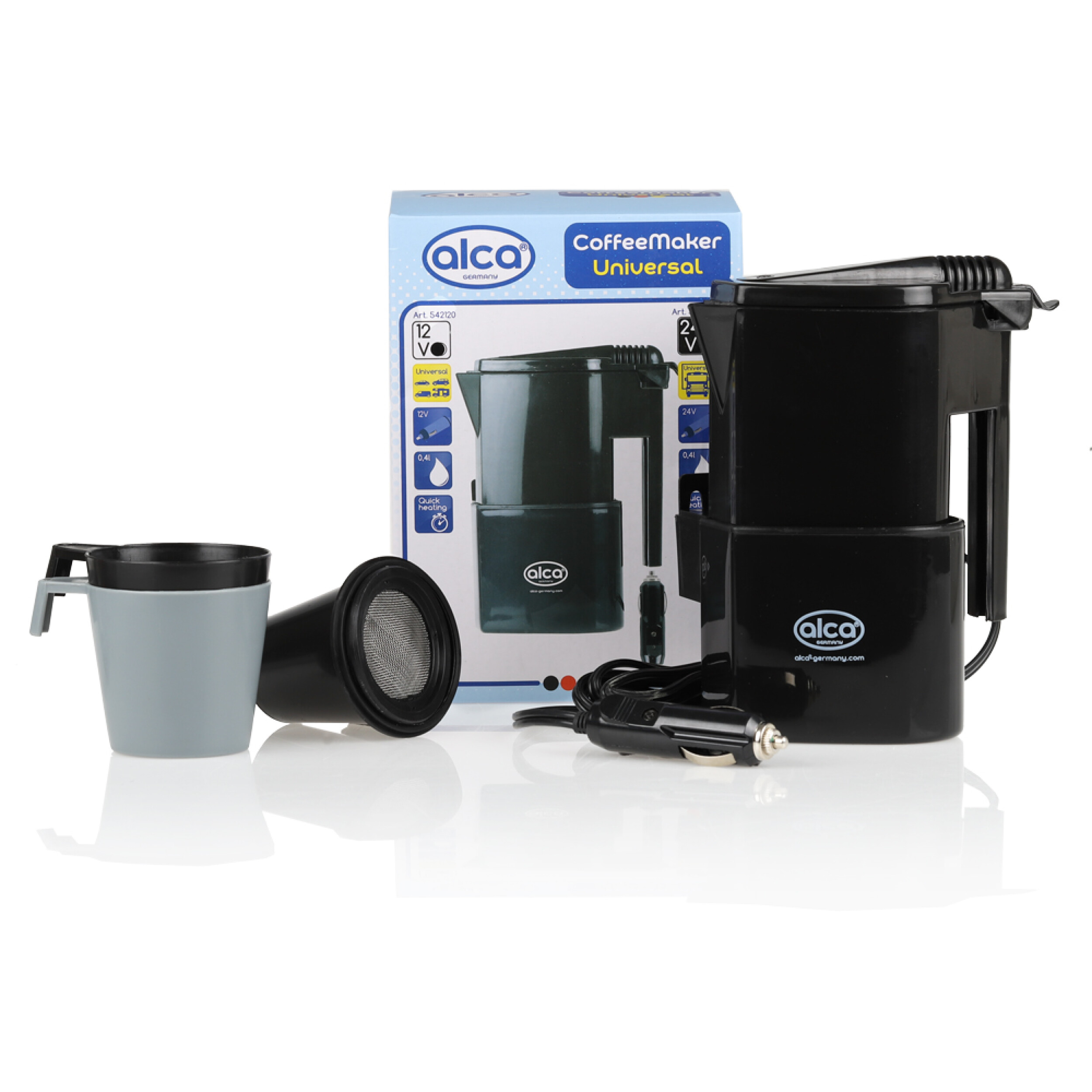 Wasserkocher 12V / 24V | alca® Coffee Maker 12V