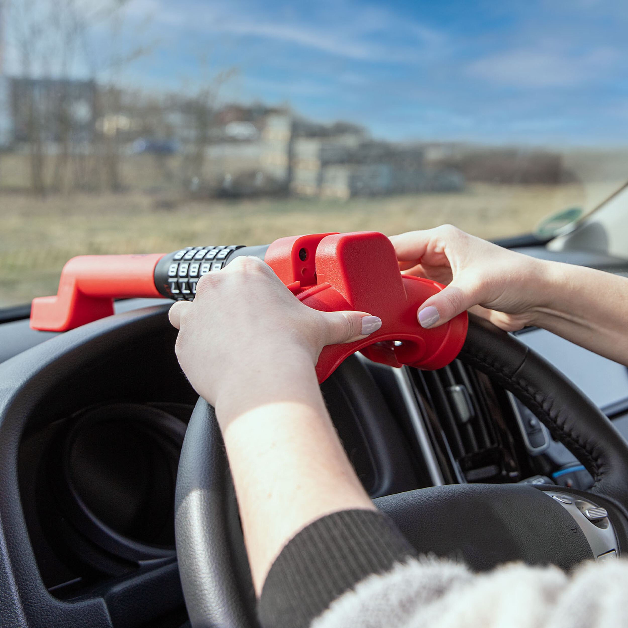 Steering wheel lock | HEYNER® T-LOCK PRO