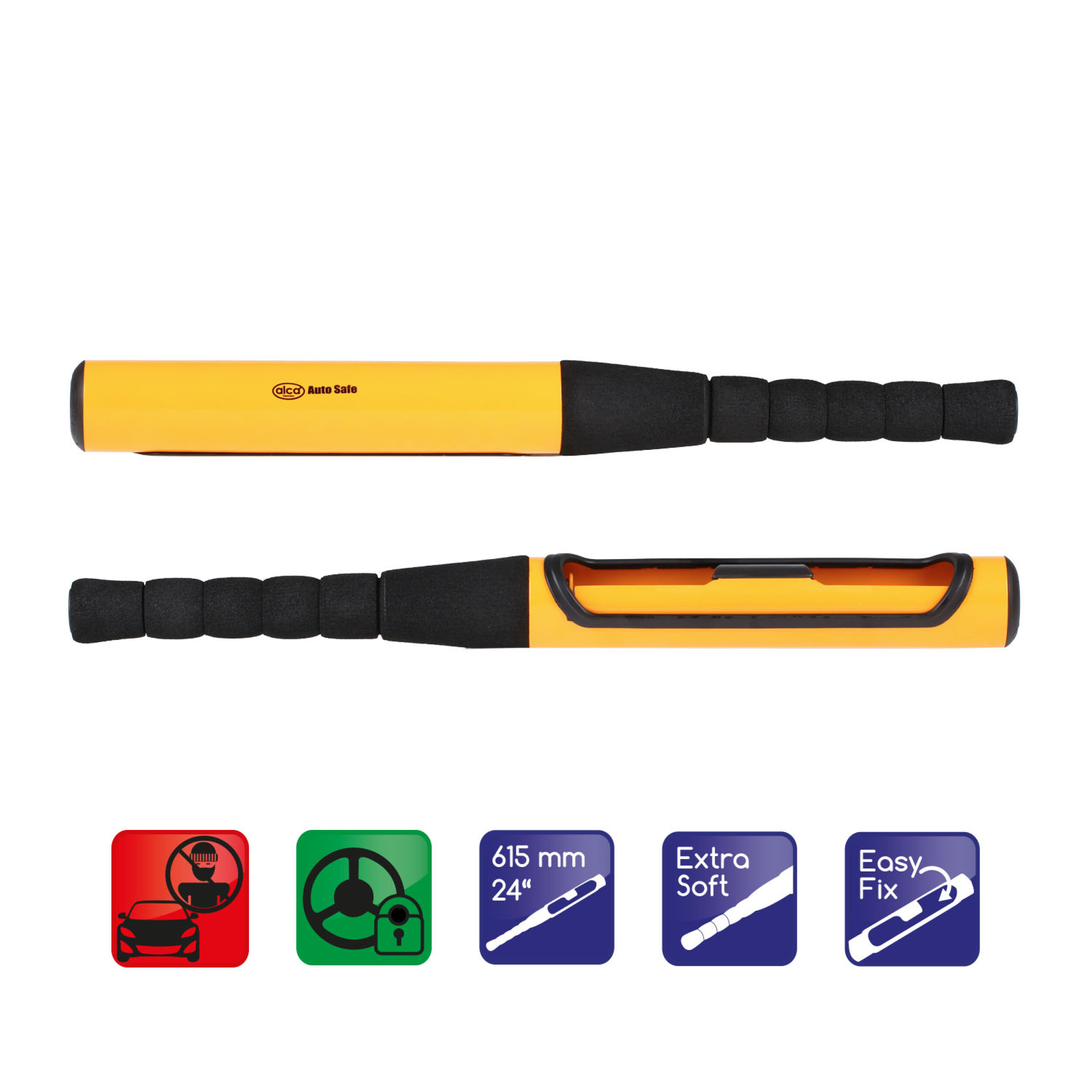 Lenkradsperre Baseball "Heavy" | alca® AutoSafe Drive Blocker