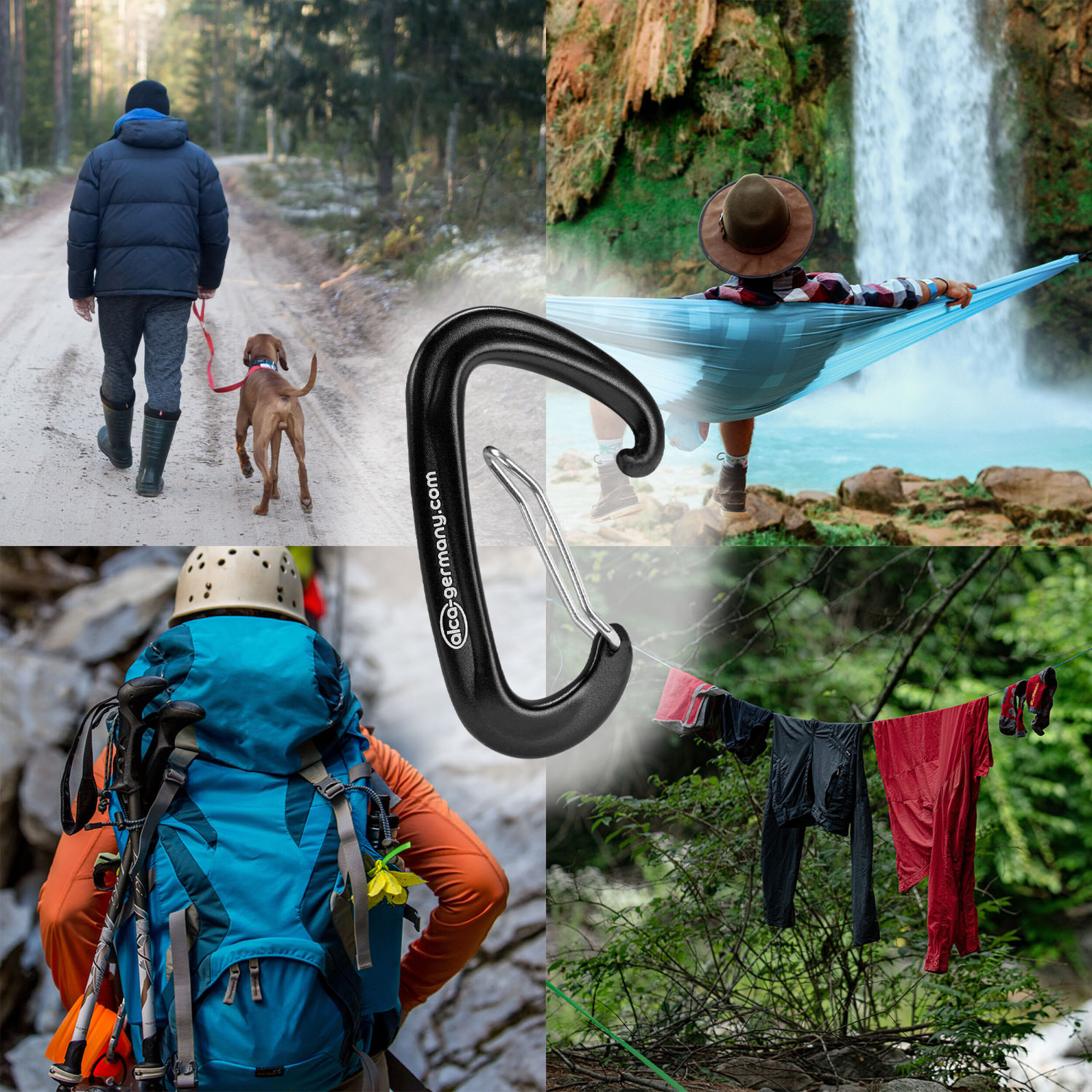 Karabinerhaken Set | alca® Multi Carabiner M
