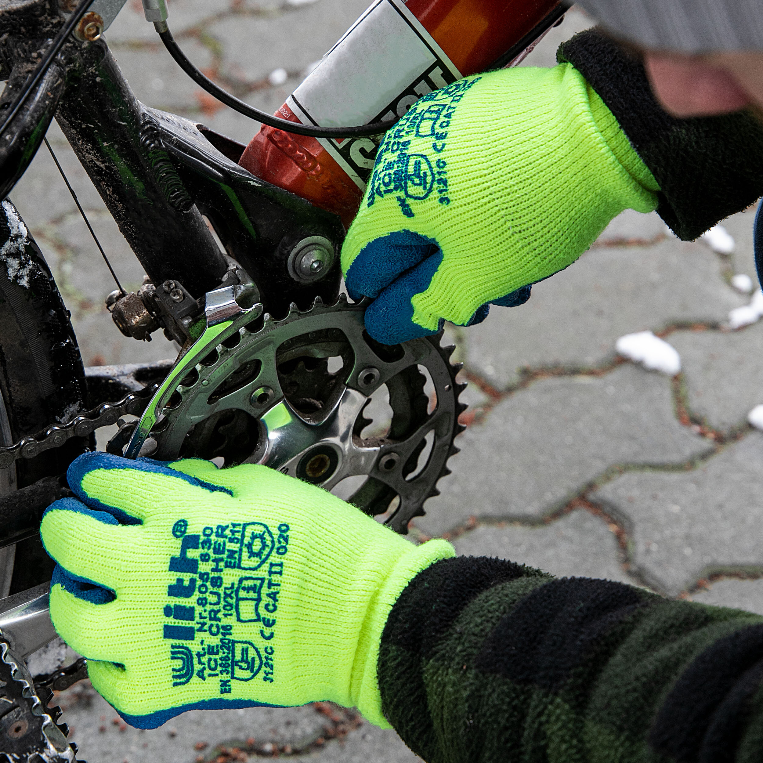 Arbeitshandschuhe Winter gefüttert | alca® ICE CRUSHER