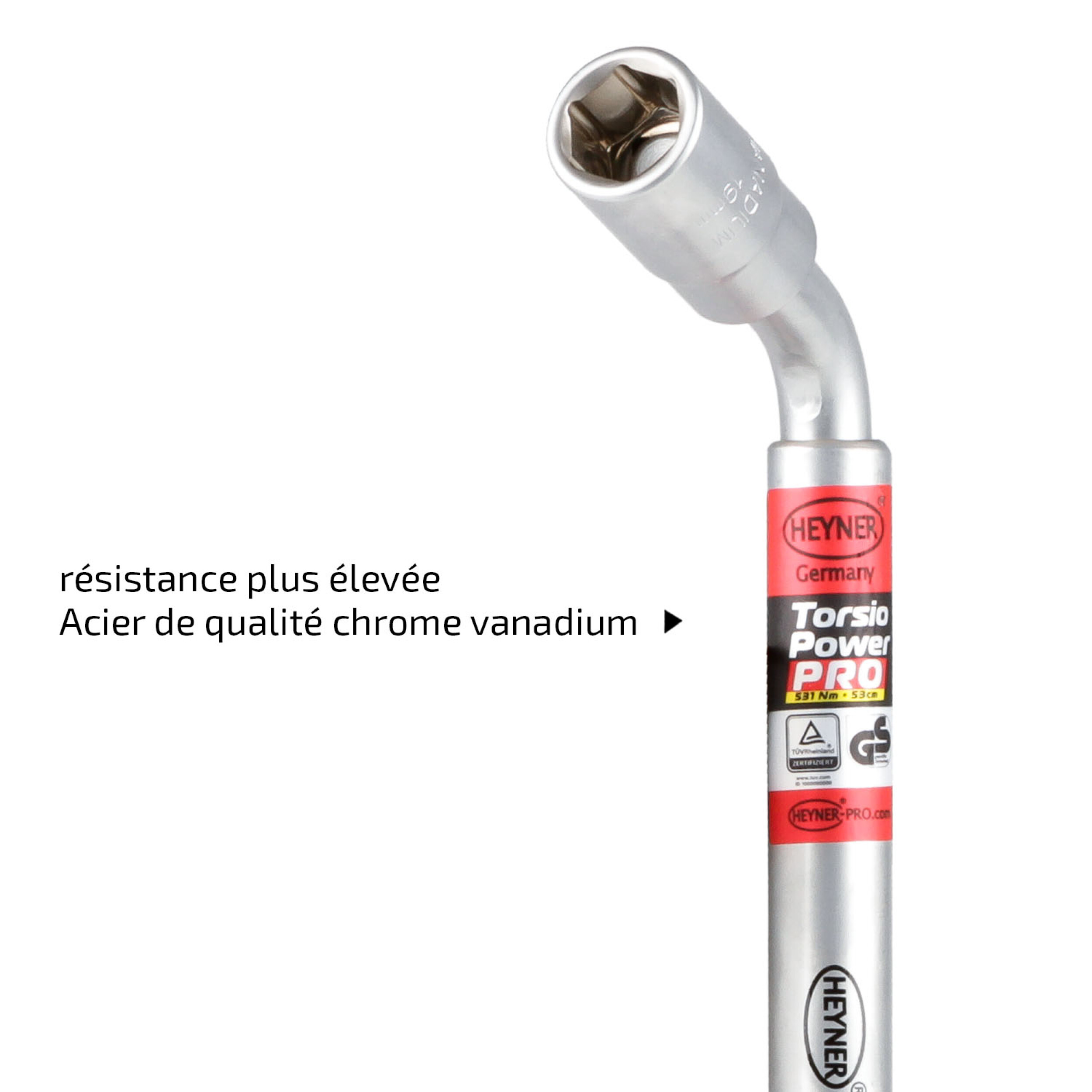 Wheel nut wrench Multi-Size | HEYNER® Torsio Power PRO