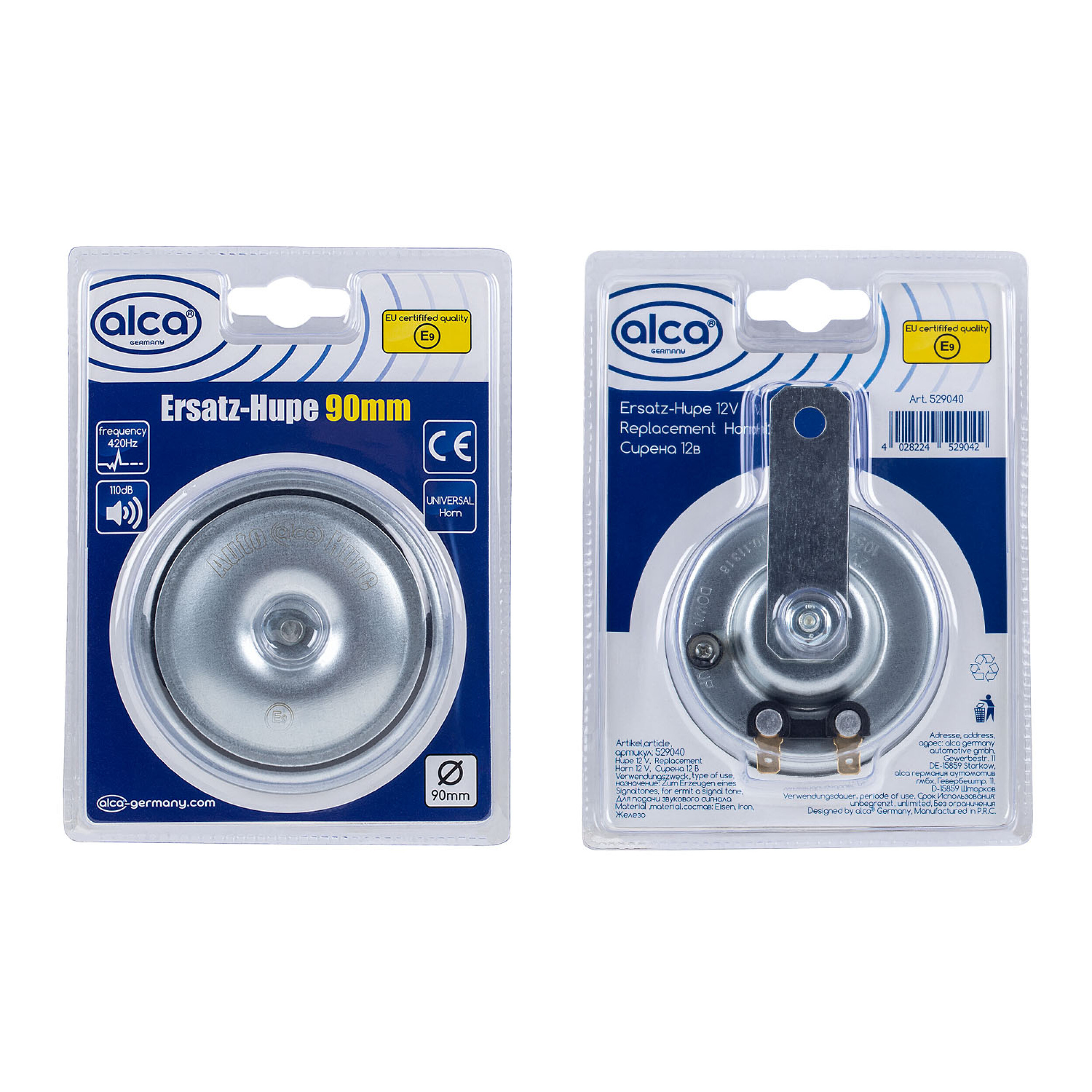 Hupe 12 V | alca® Replacement Horn 90mm