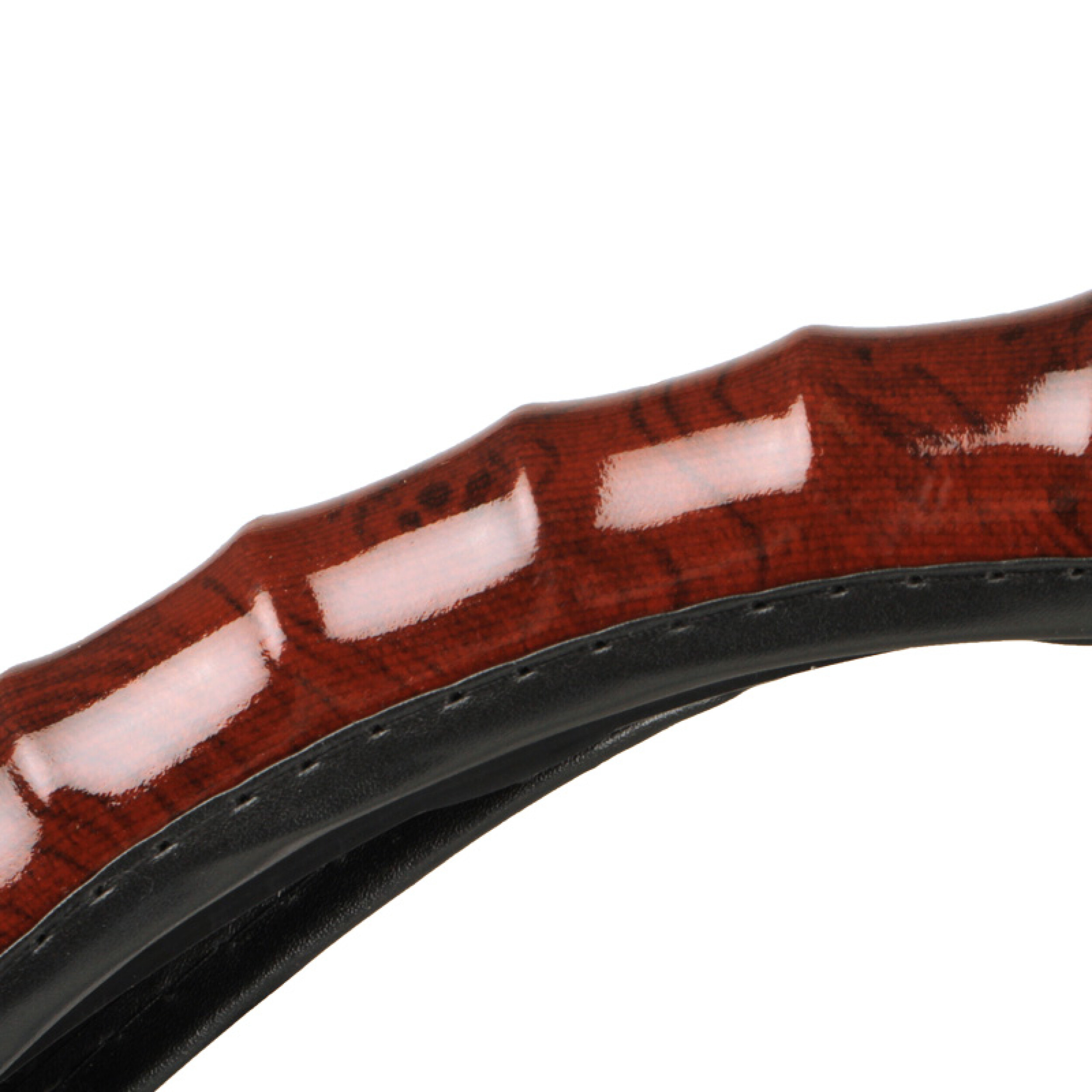 Lenkradhülle Luxus braun Holzopik | alca® O-Cover