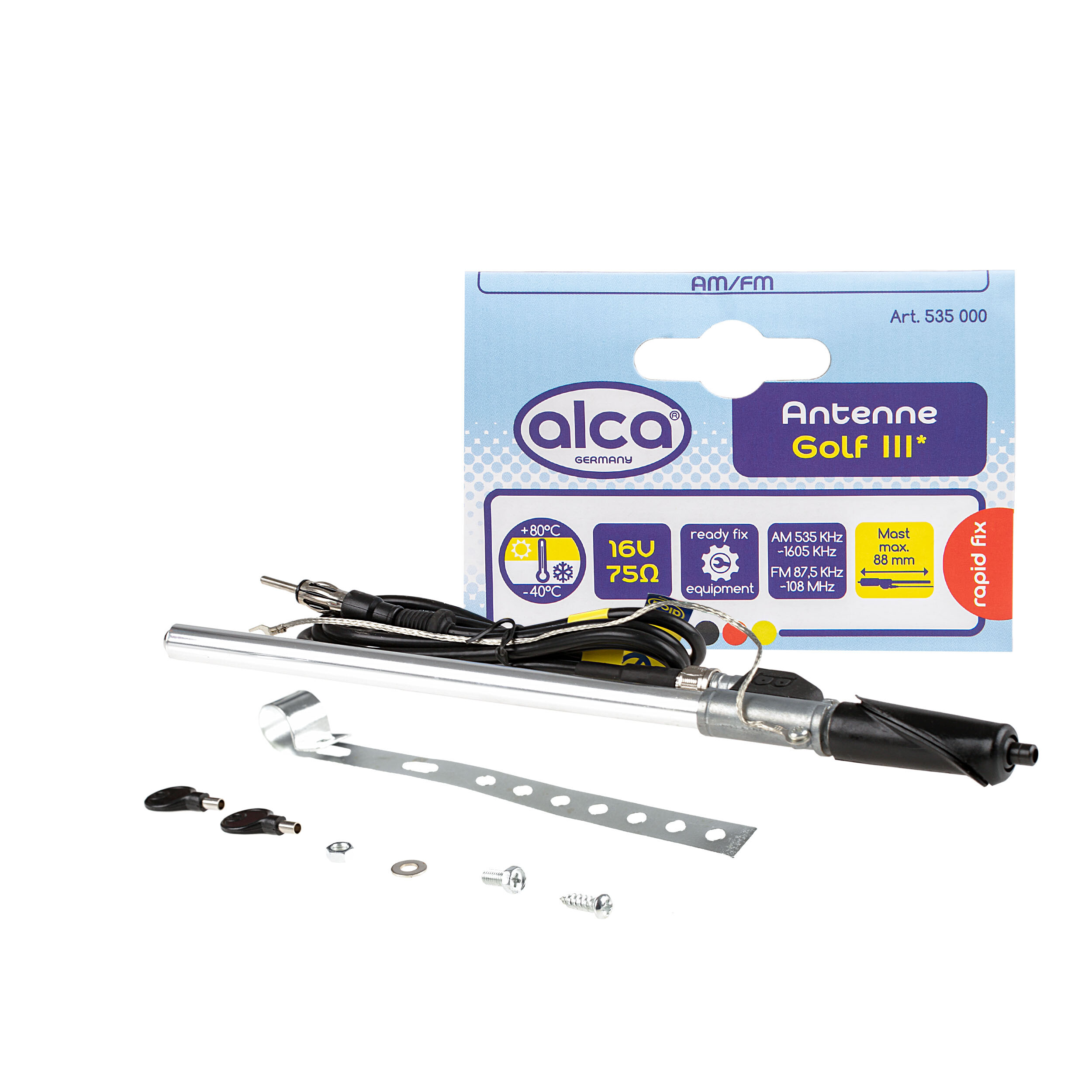 Spezial-Antenne Golf III Vento, Audi 80 | alca® Antenne Golf III