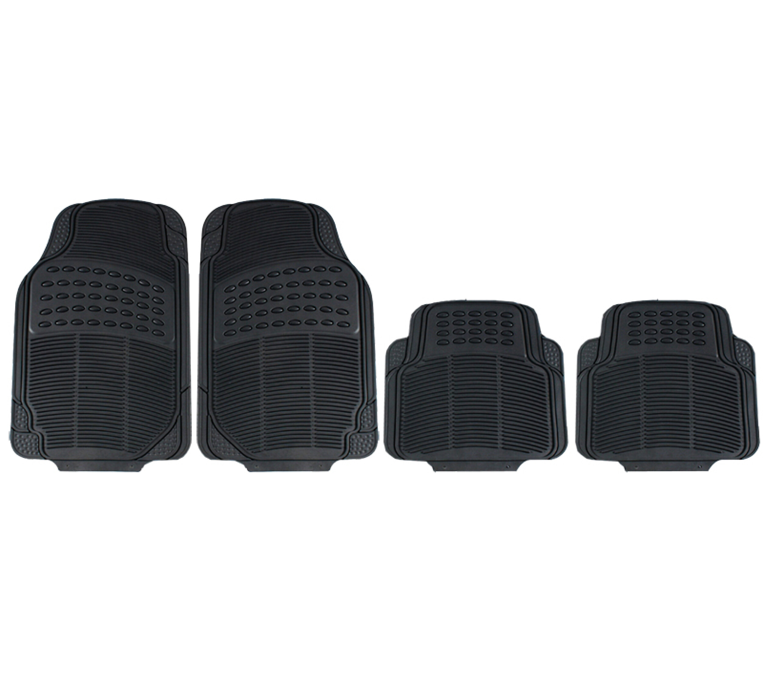 Rubber floor mats UNIVERSAL set of 4 | HEYNER® ProtectionStar PRO