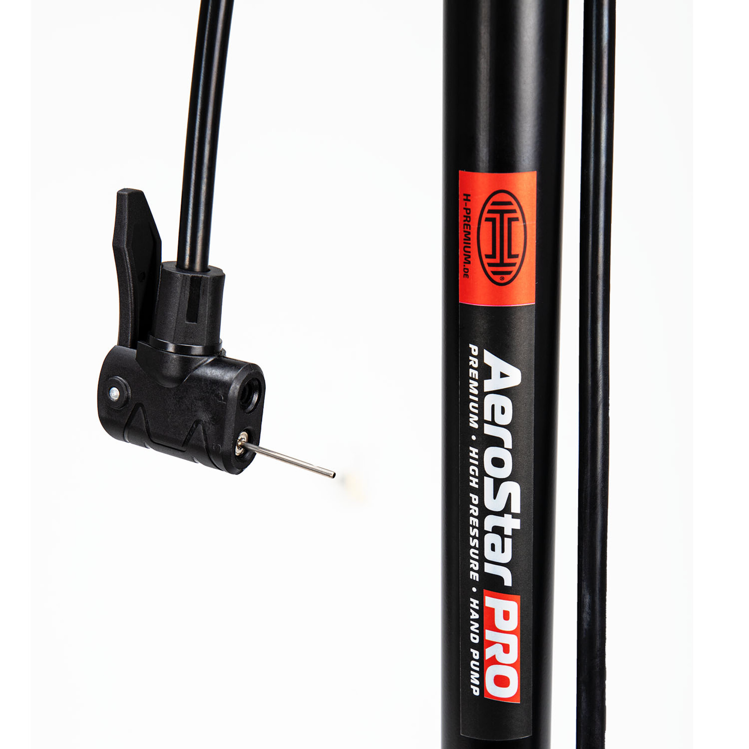 Hochleistungs-Handpumpe mit Manometer | HEYNER® AeroStar PRO