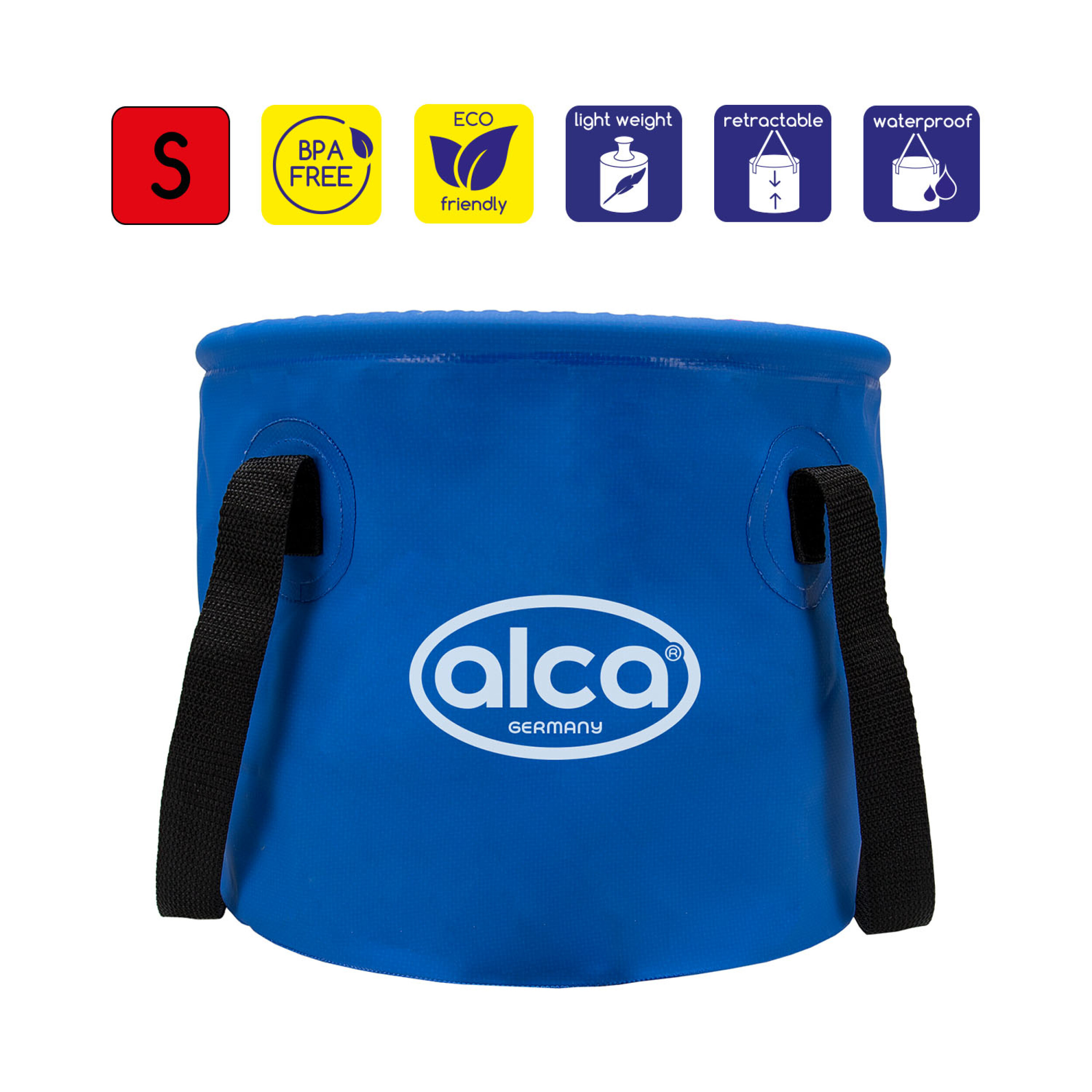 Foldable water bucket | alca® AquaMobil Kompakt Bassin 10 L