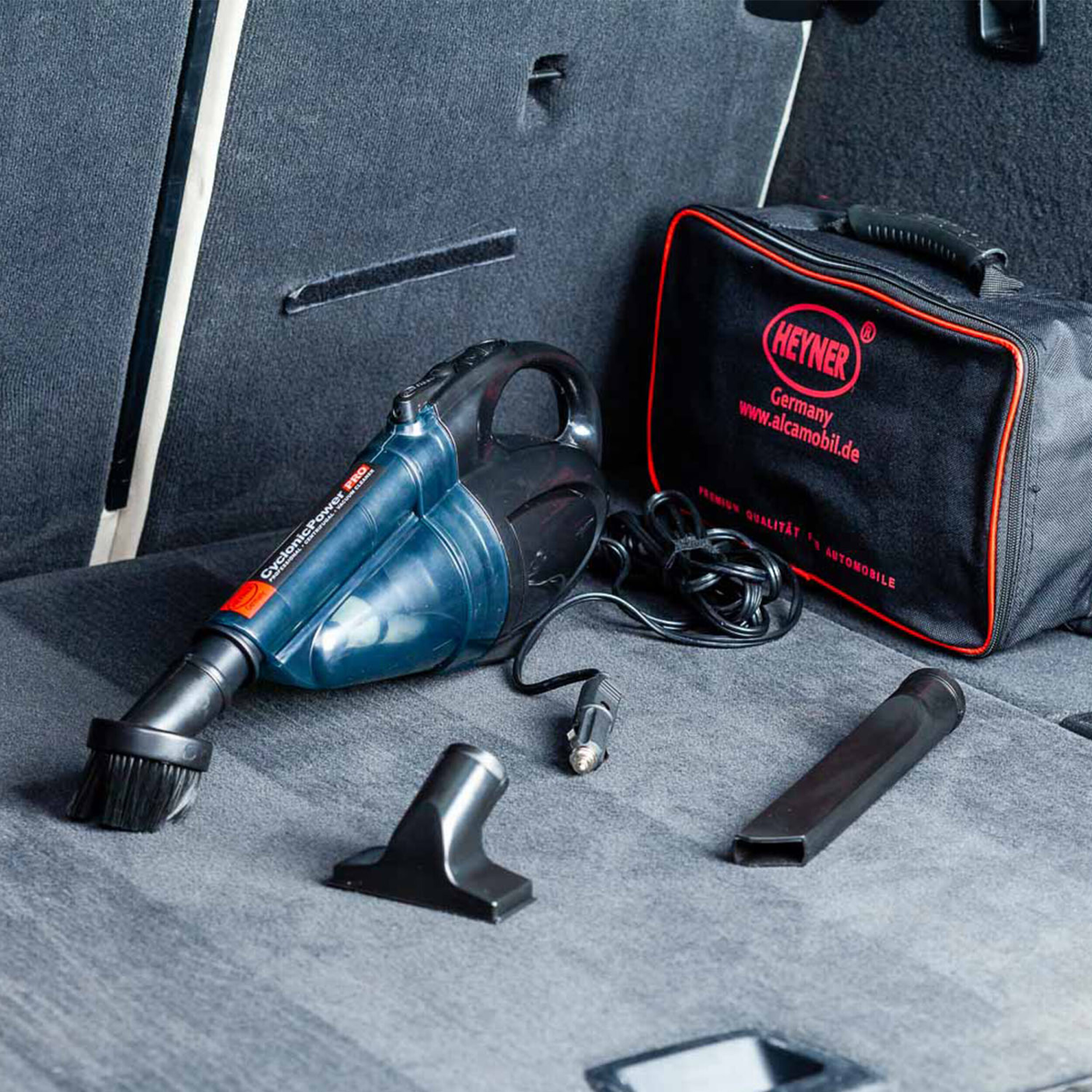 Centrifugal vacuum cleaner 12V 138W | HEYNER® CyclonicPower PRO