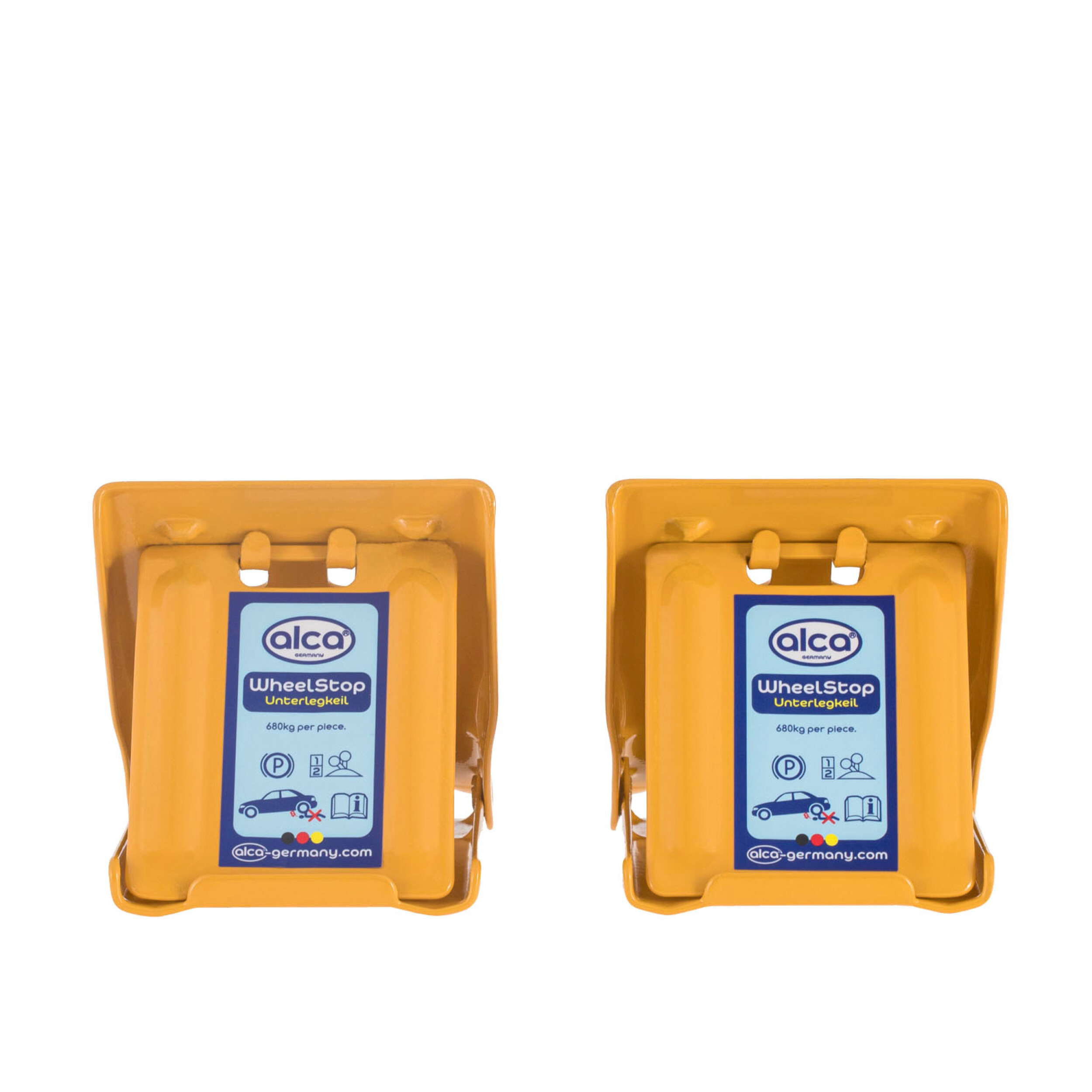 Unterlegkeil 2er-Set | alca® Wheel Stop