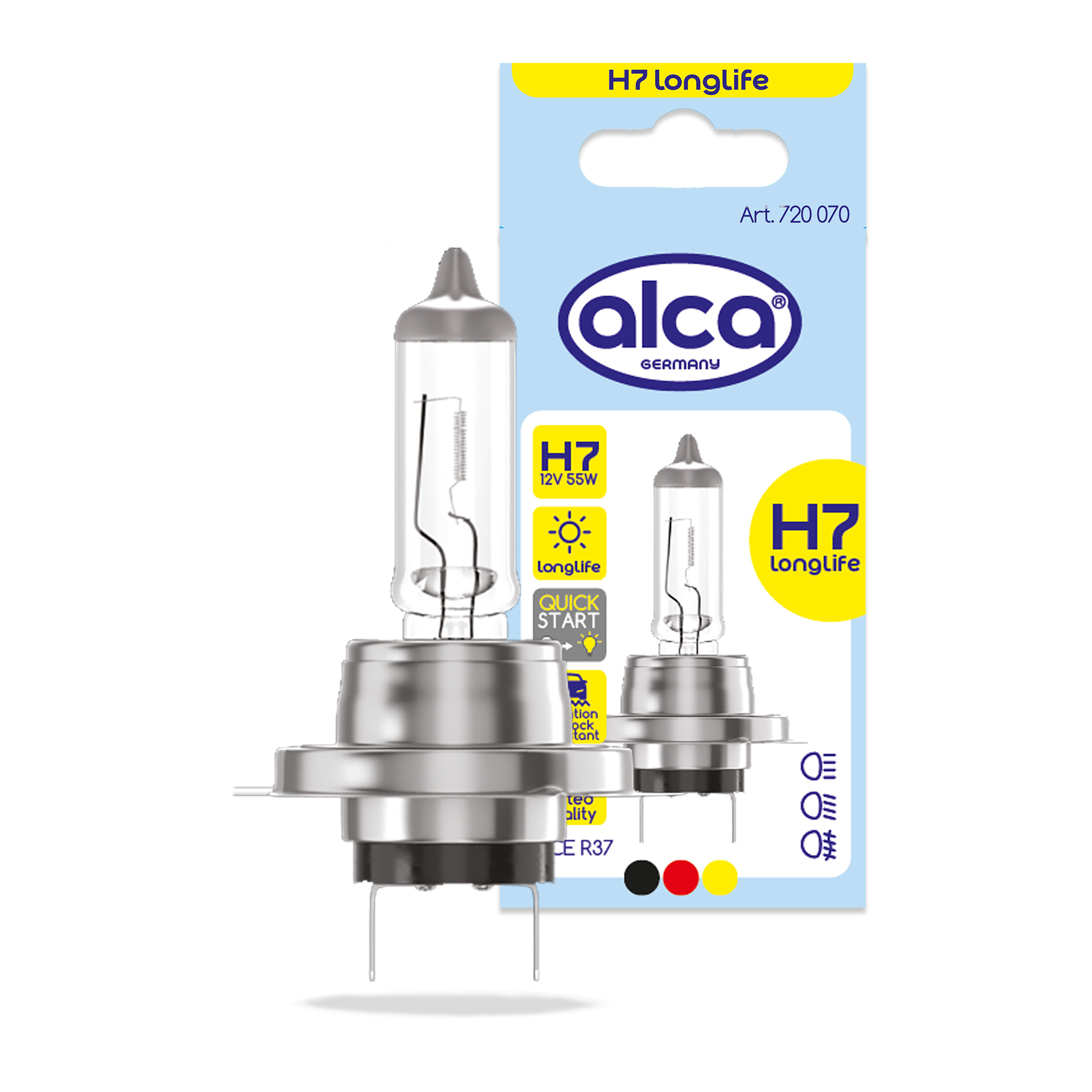 Halogenlampe H7 12V (55W) | alca® H7