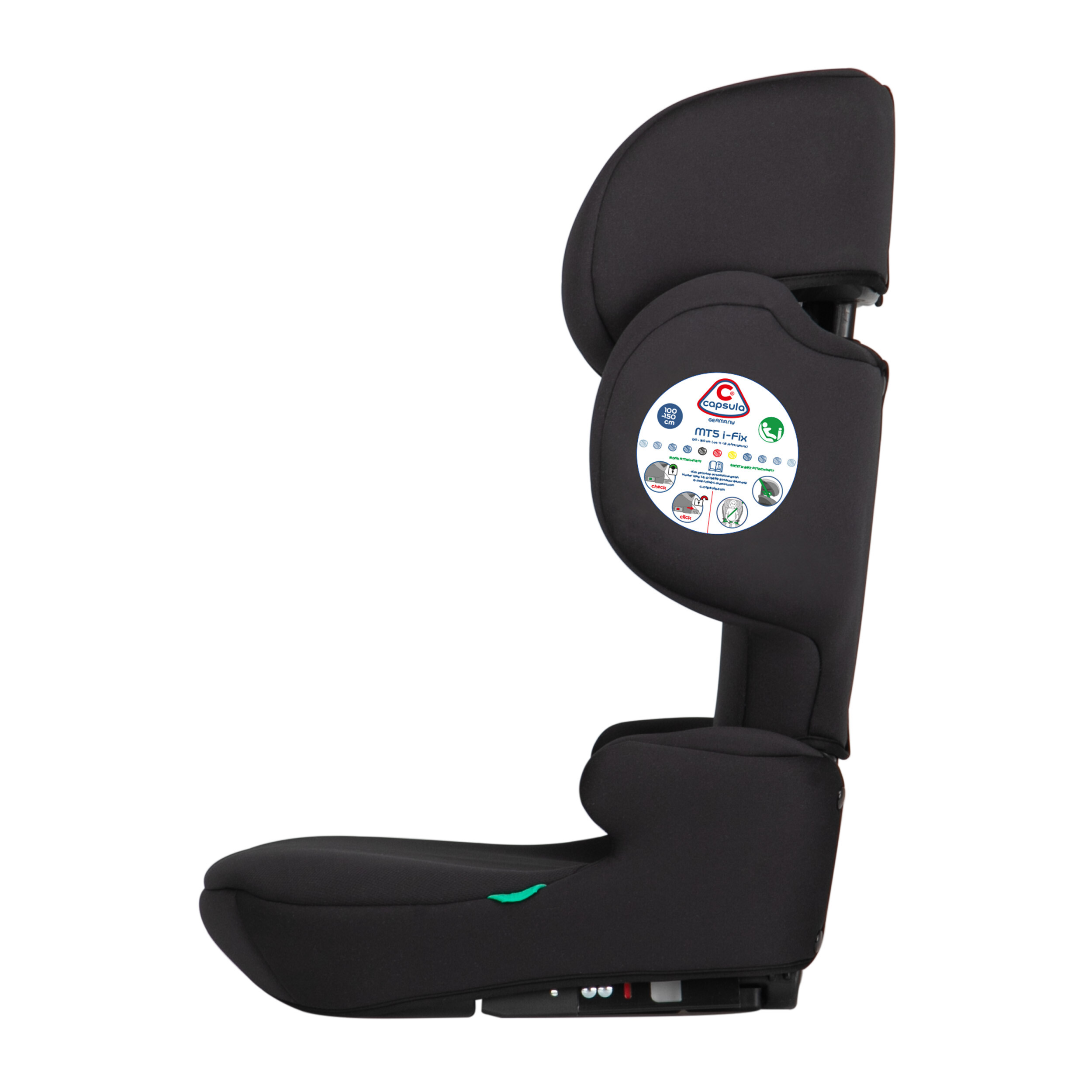 Kindersitz isofix I-Size | capsula® MT5 i-Fix (Jupiter Schwarz)