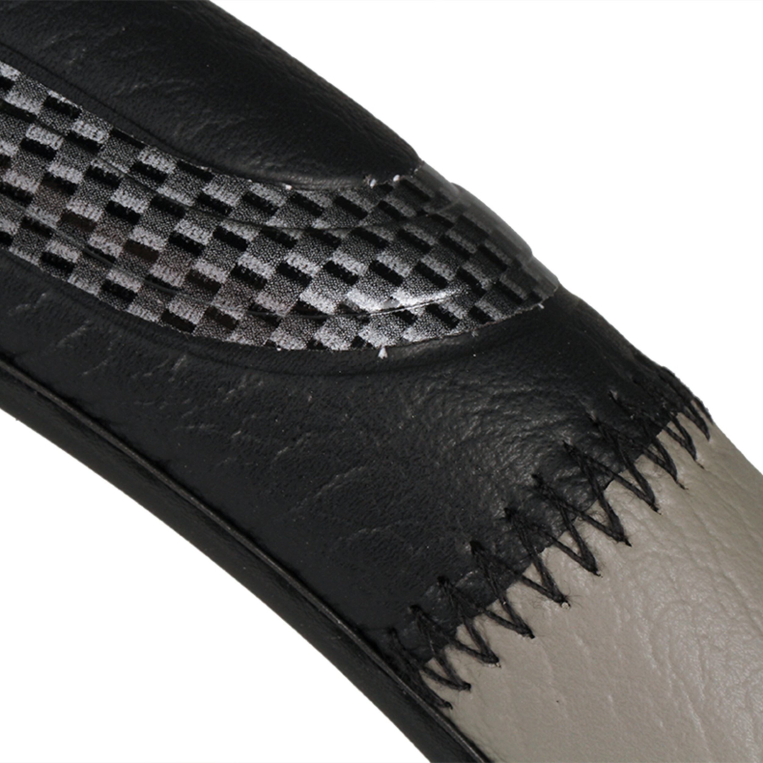 Lenkradhülle Luxus grau/schwarz | alca® O-Cover