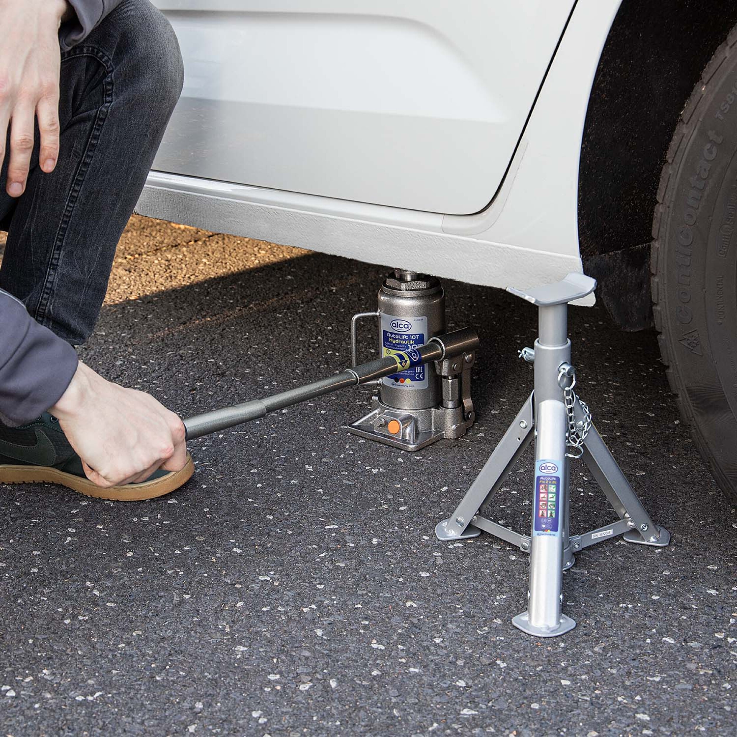 Faltbarer Unterstellbock (2er-Set) | alca® Auto Lift Fix