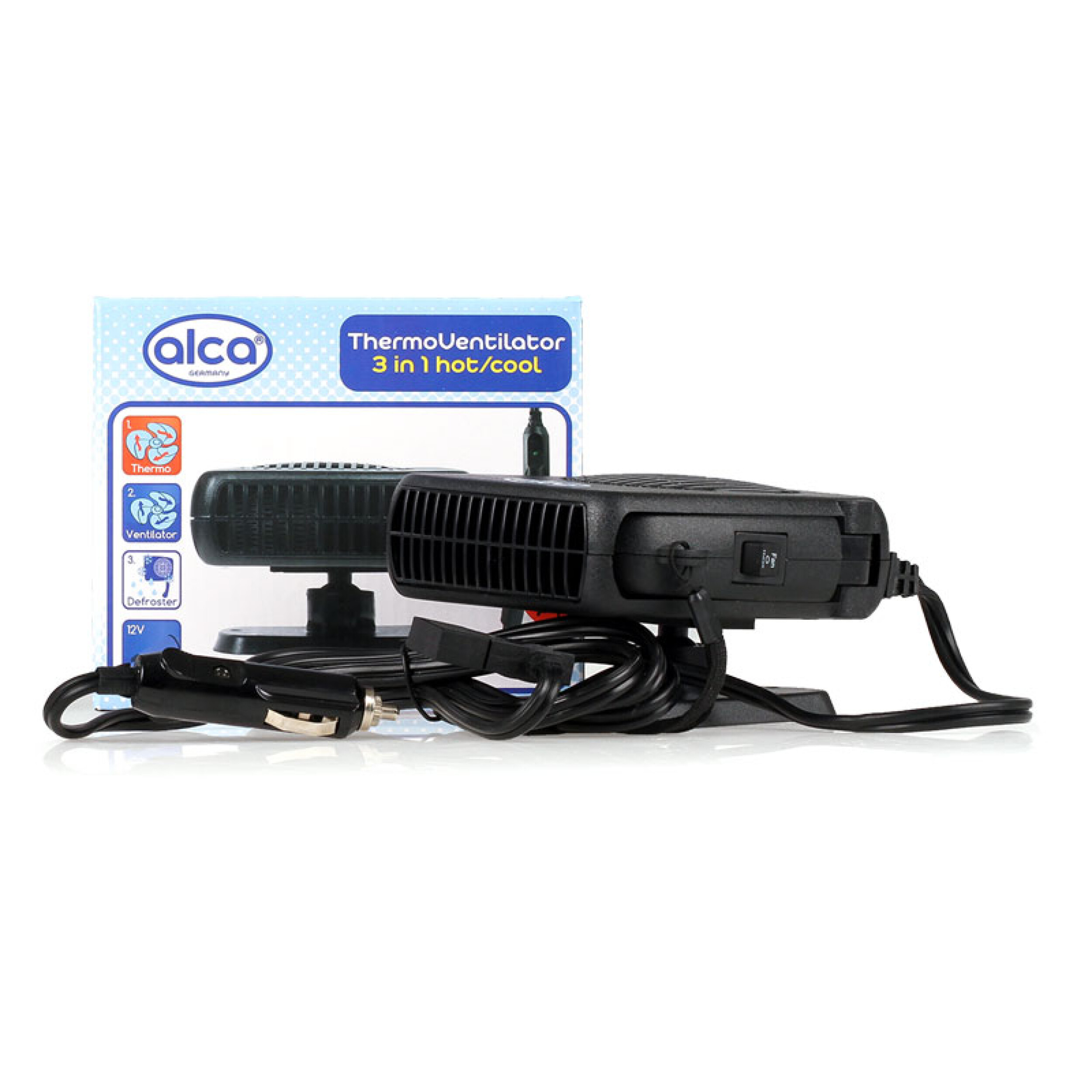 Keramik-Heizlüfter 12 V | alca® Ventilator Hot/Cool