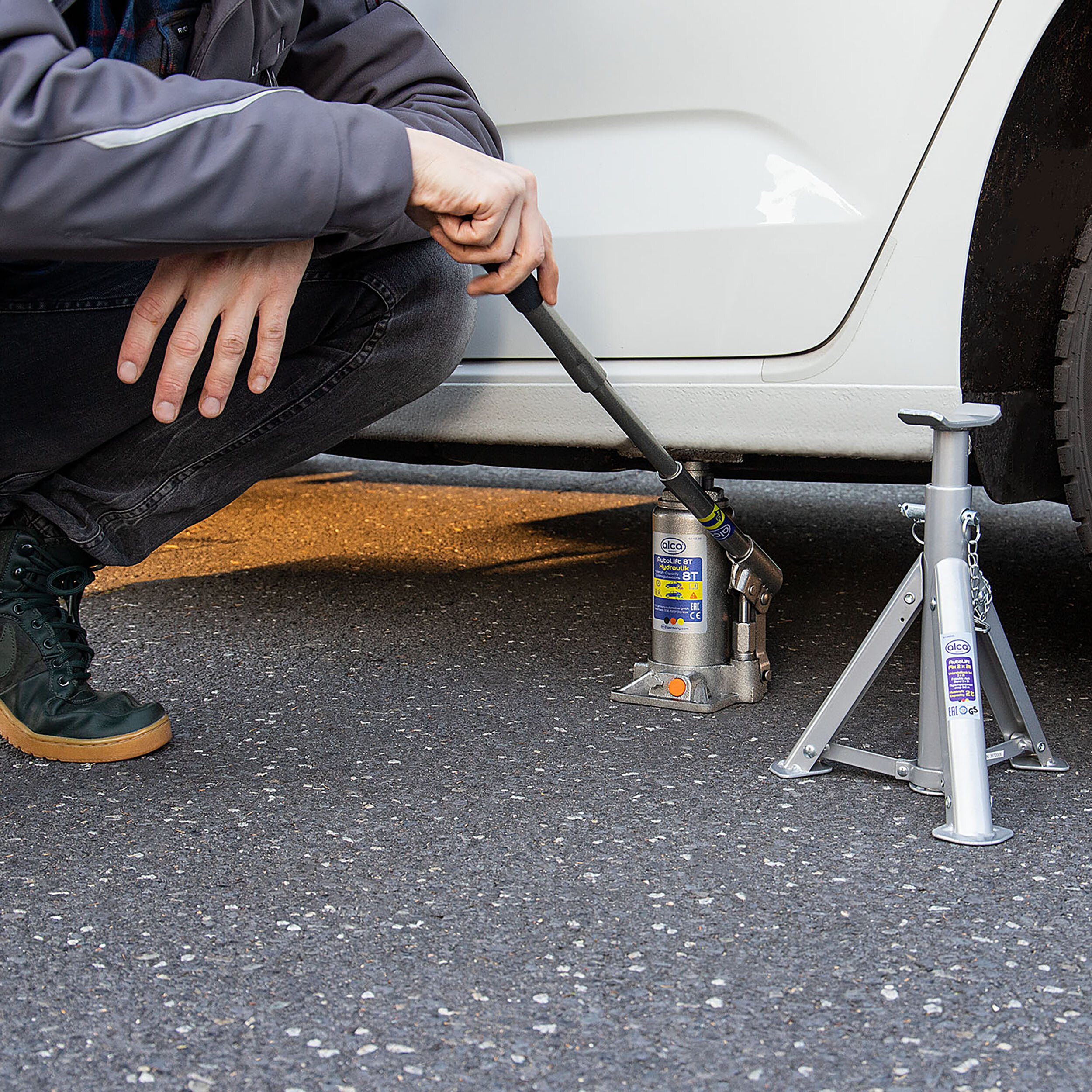 Hydraulischer Unterstellheber | alca® Auto Lift Hydraulik 8t