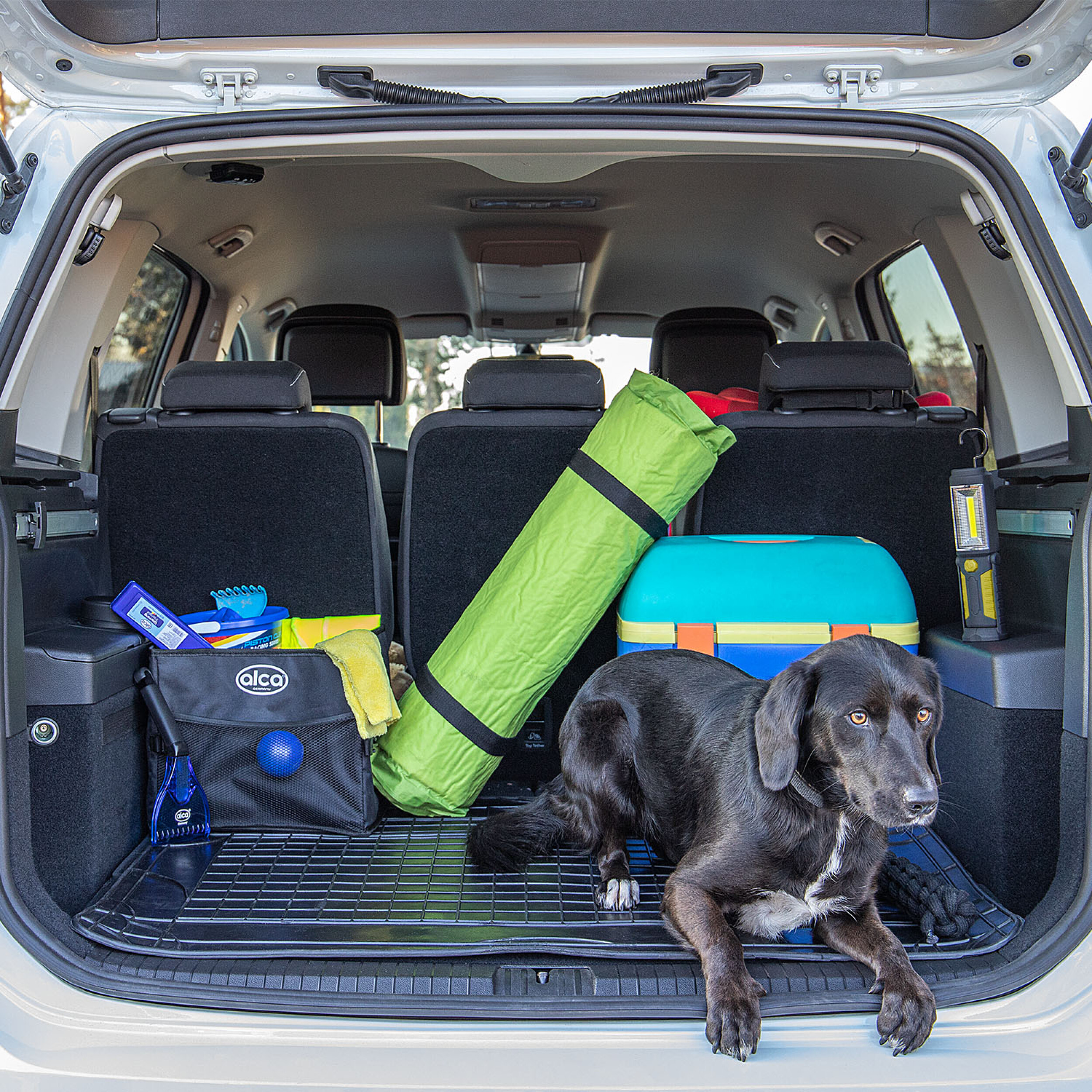 Trunk mat rubber black | alca® TrunkProtectUniversal M