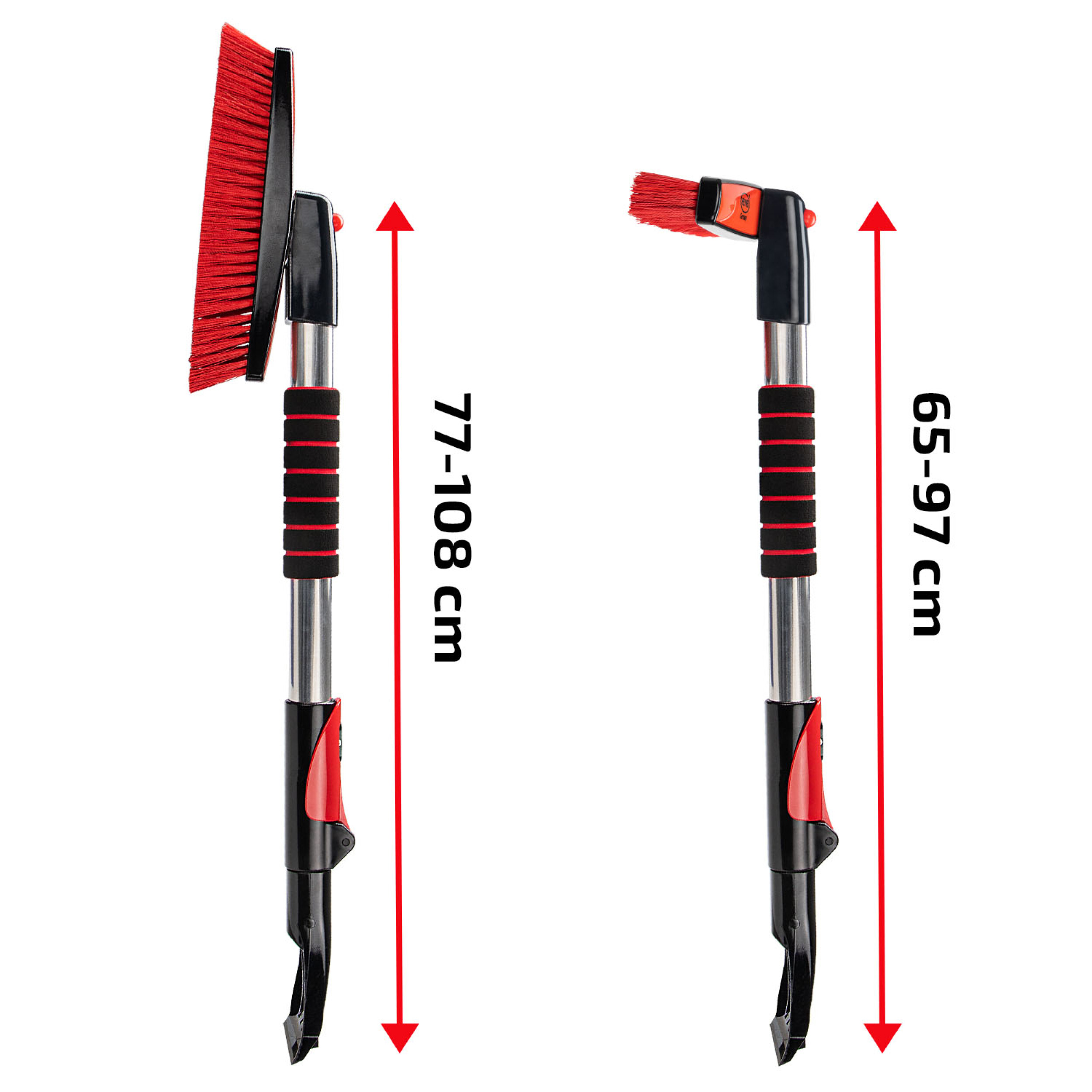 Teleskop-Schneebesen, Eiskratzer & Eisbrecher (3 in 1) | HEYNER® SnowStar XL PRO