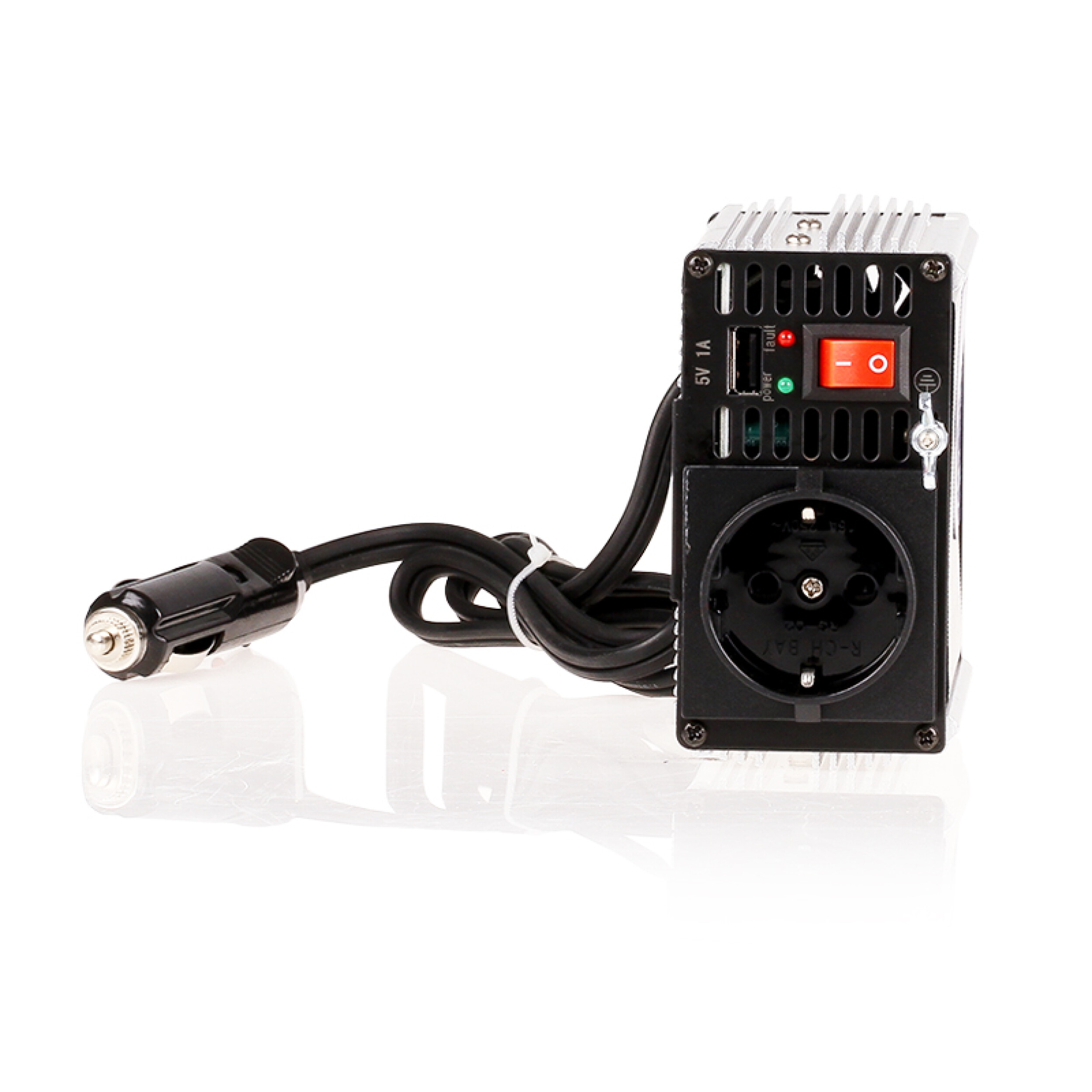 Power-Inverter 12V auf 230V, 150W + USB | alca® MobilePower