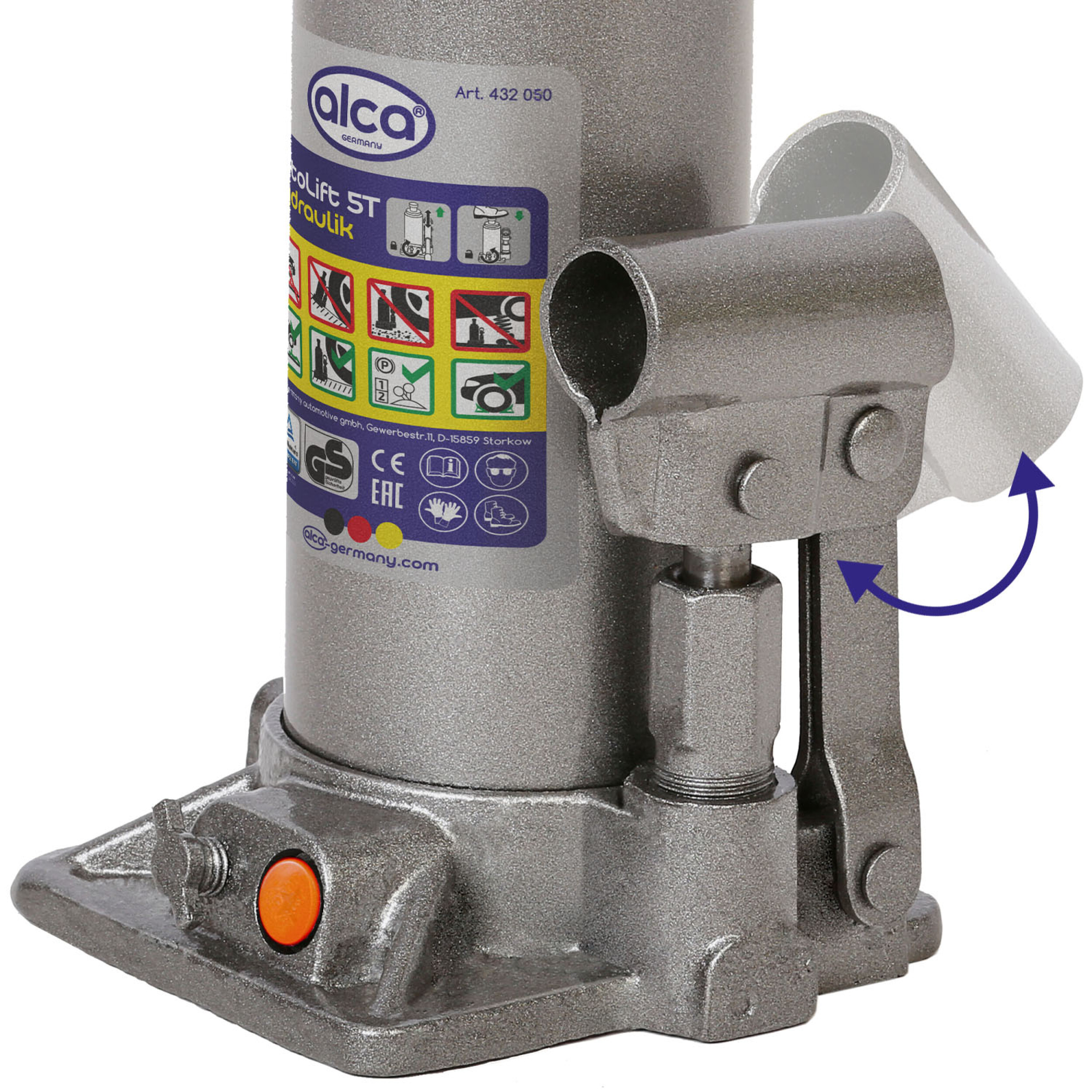 Hydraulischer Unterstellheber im Koffer | alca® Auto Lift Hydraulik 5t