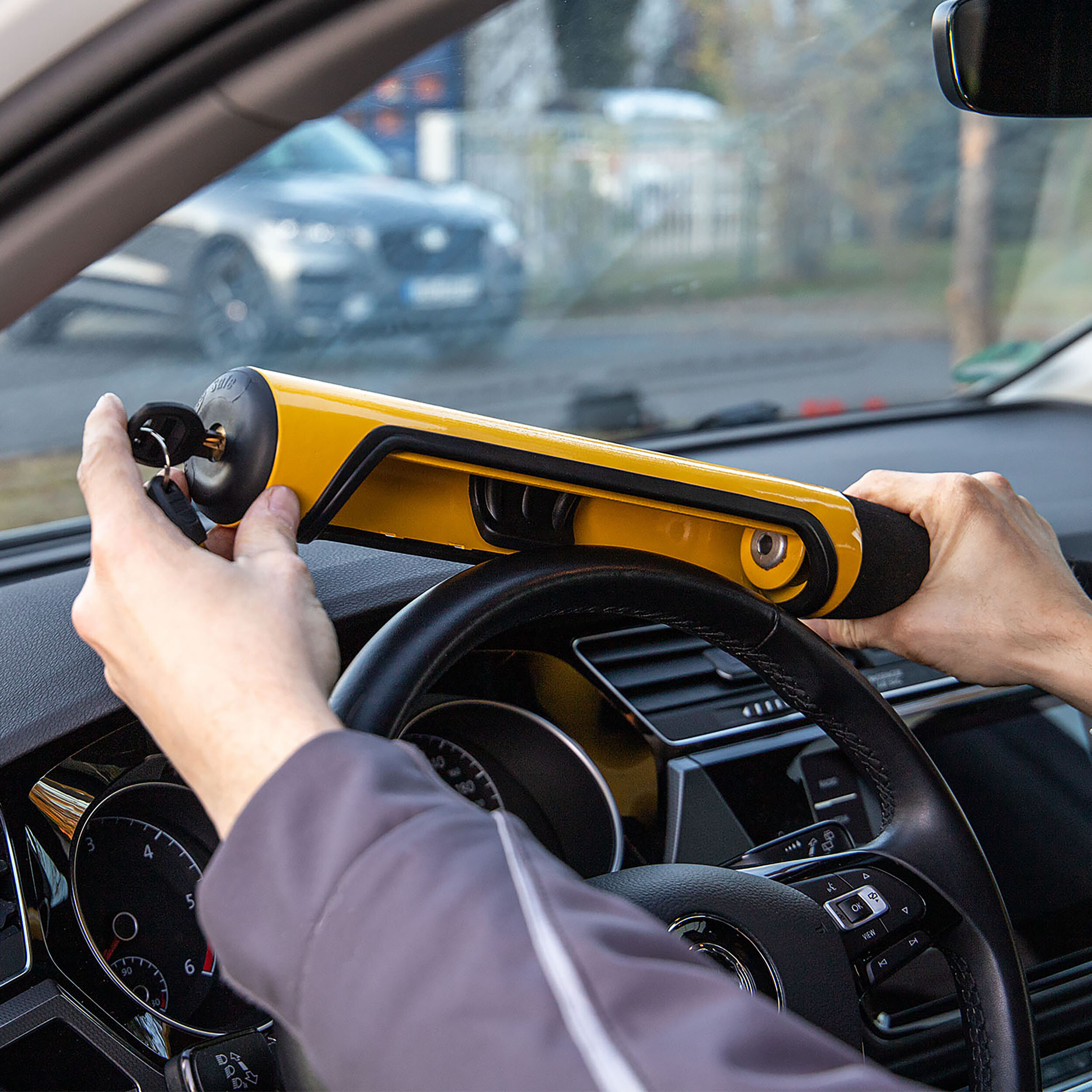 Lenkradsperre Baseball "Heavy" | alca® AutoSafe Drive Blocker