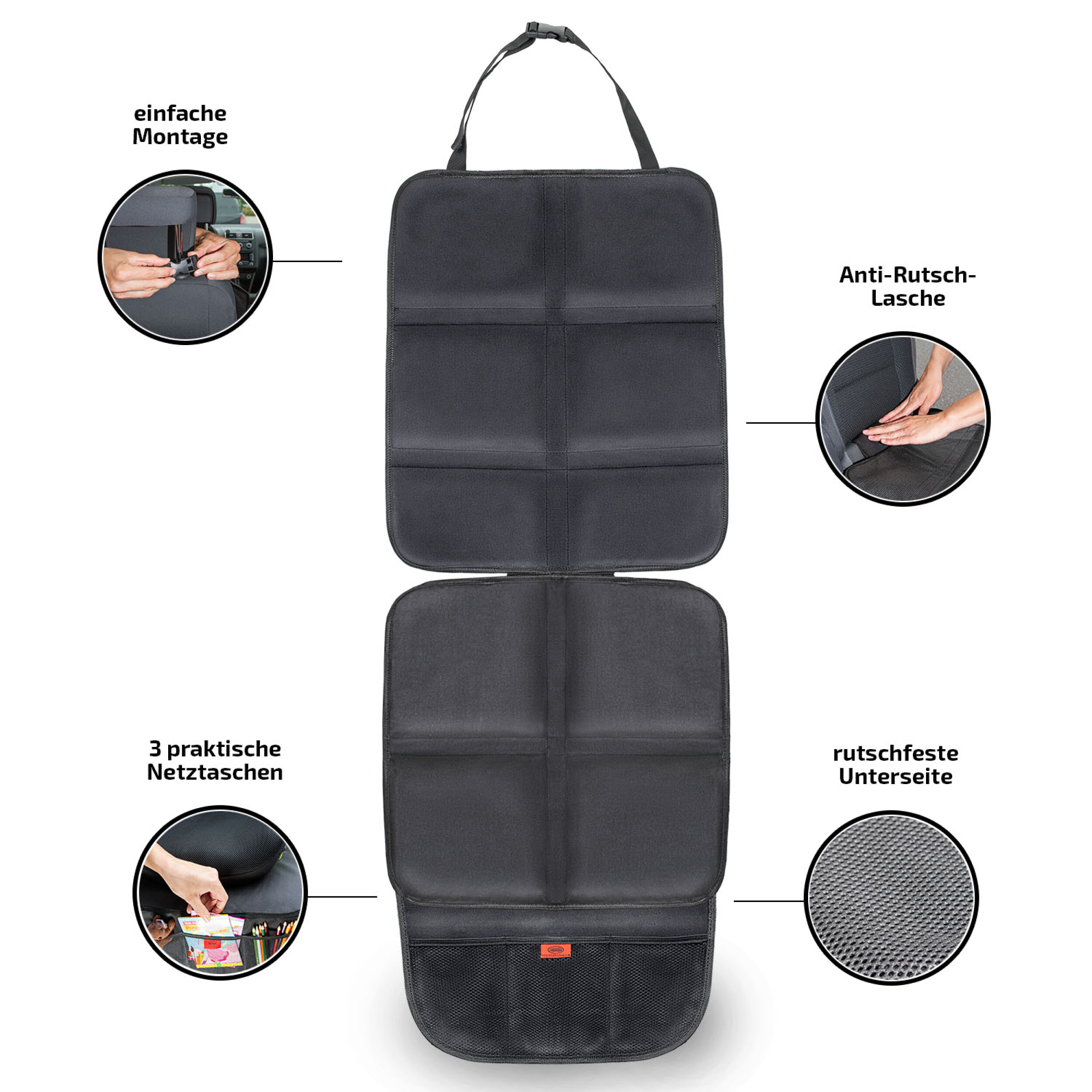 Sitzschoner & Rückenlehnenschutz | HEYNER® KIDS Sitzschutz