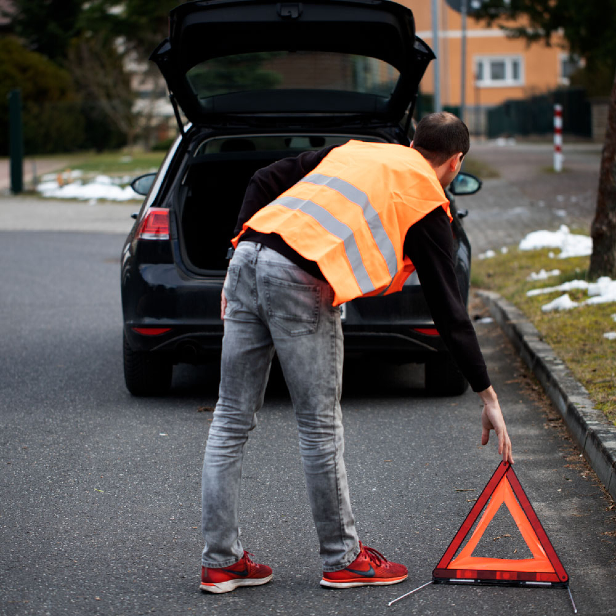 Premium Warnweste mit Zertifikat XL | HEYNER® Safety Jacket PRO