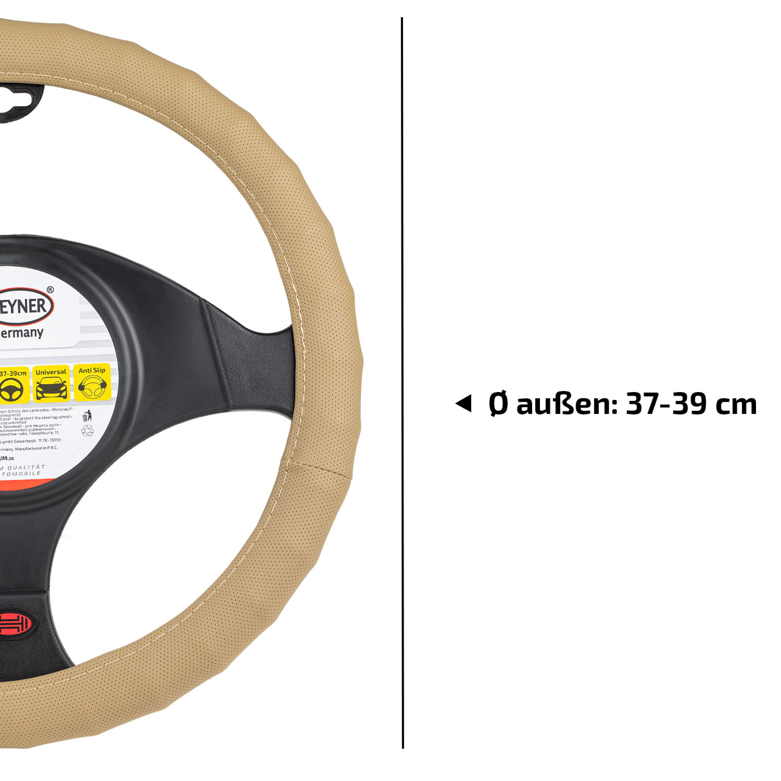 Premium Lenkradhülle | HEYNER® Soft Comfort PRO