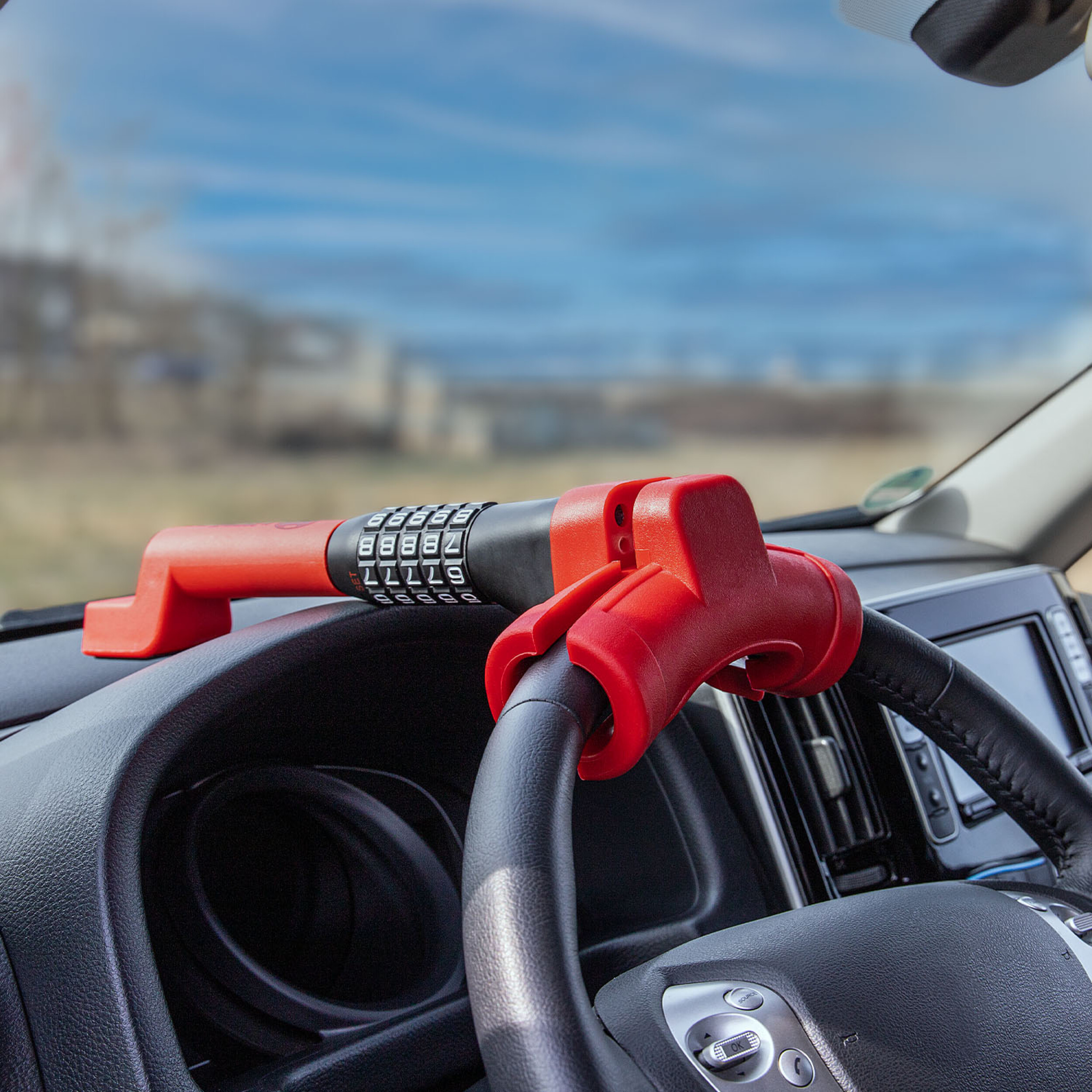 Steering wheel lock | HEYNER® T-LOCK PRO