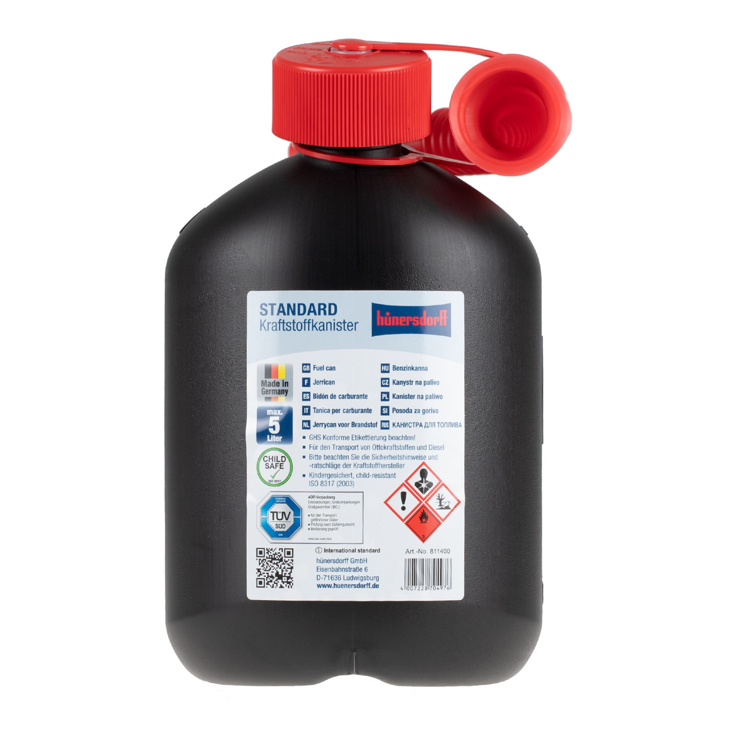 Fuel canister black | alca® Petrol Can 5L