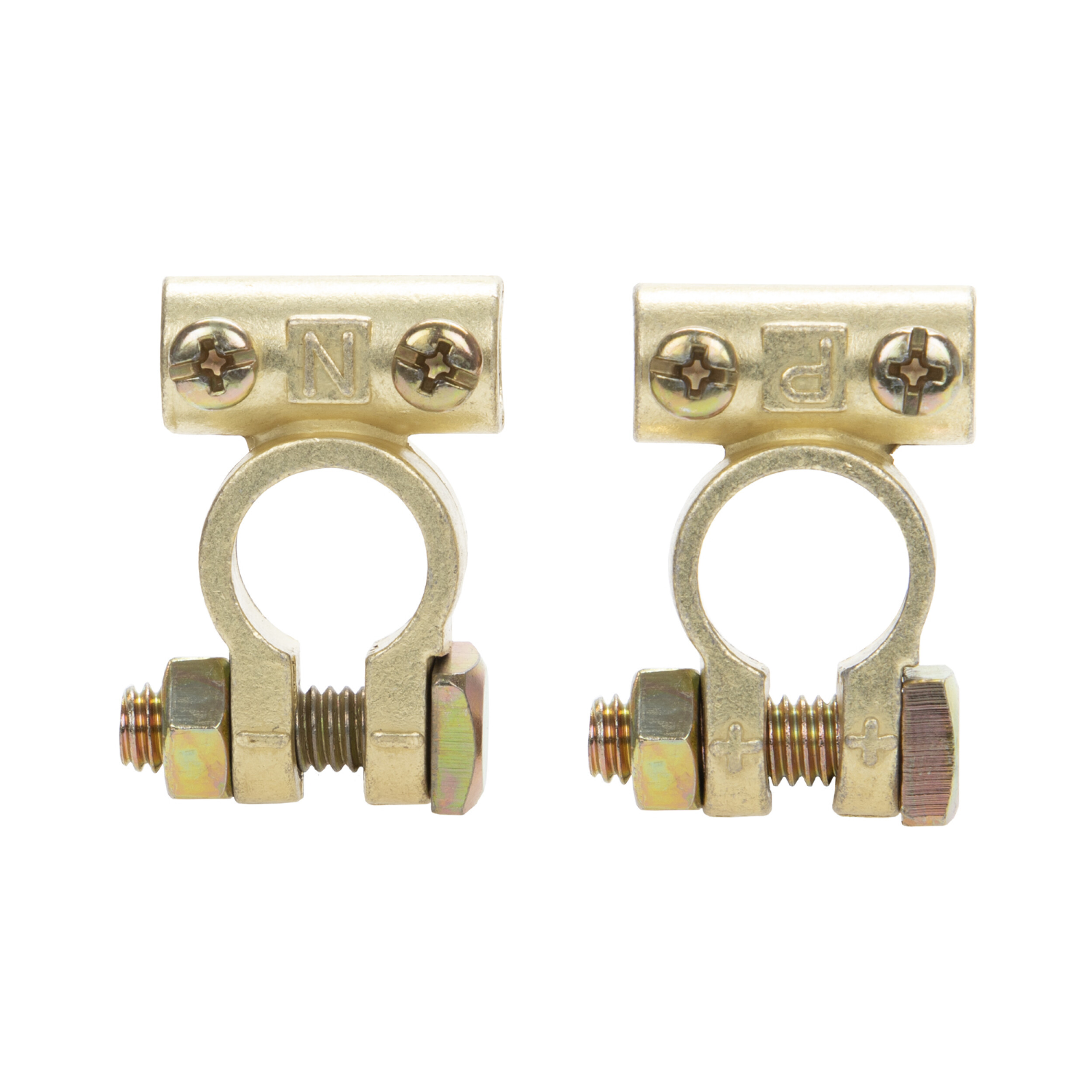 Batterie-Polklemmen mit Kabelführung (Set / Einzeln) | alca® Tube Fix 2x