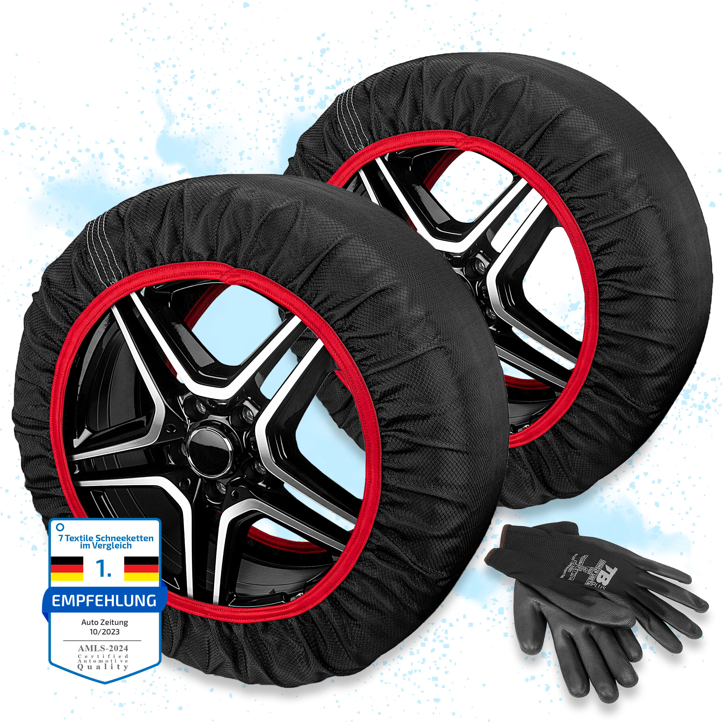 Textile Schneeketten 2er-Set M | HEYNER® SNOW GRIP PRO M