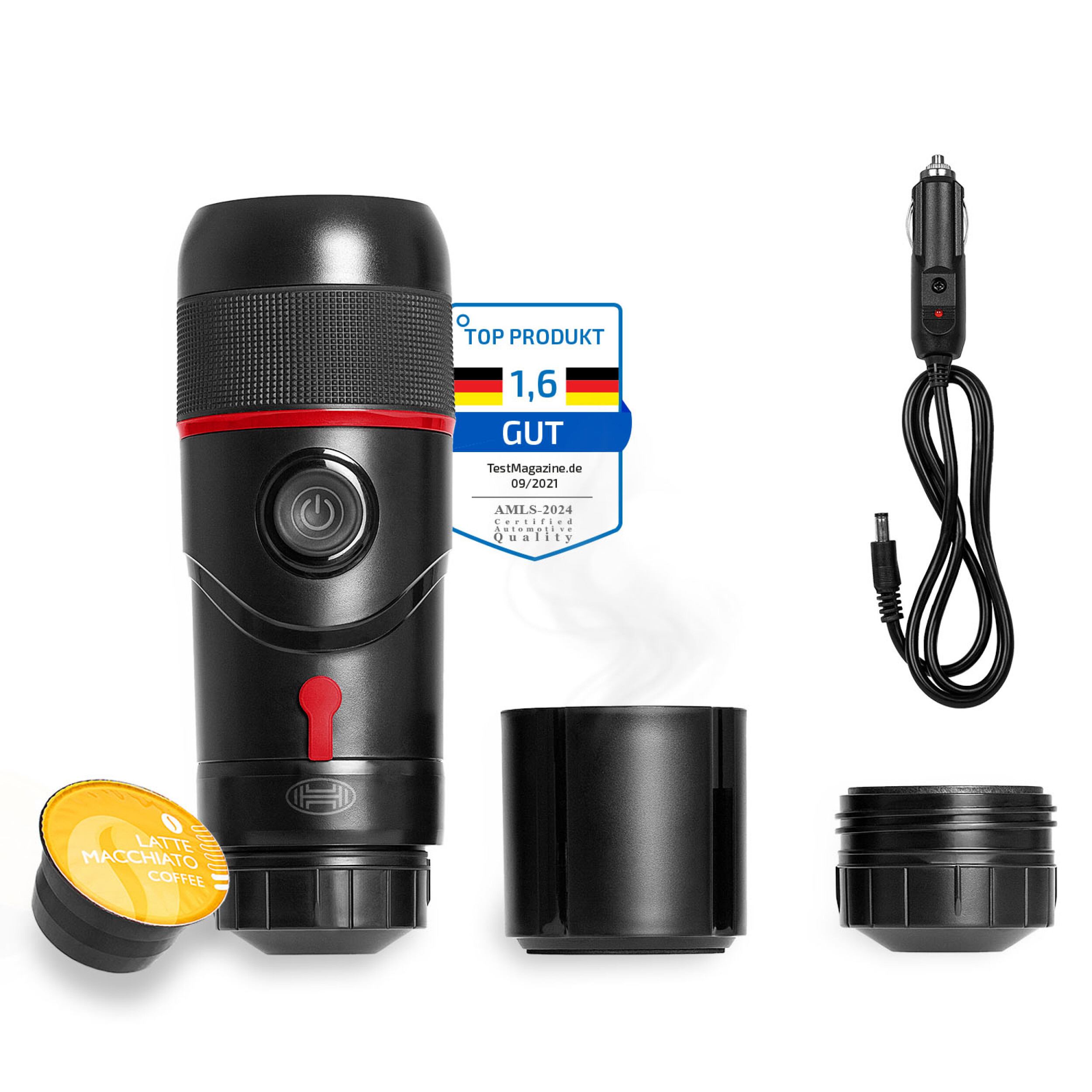 Premium Espressomaschine 12V | HEYNER® Espresso GO