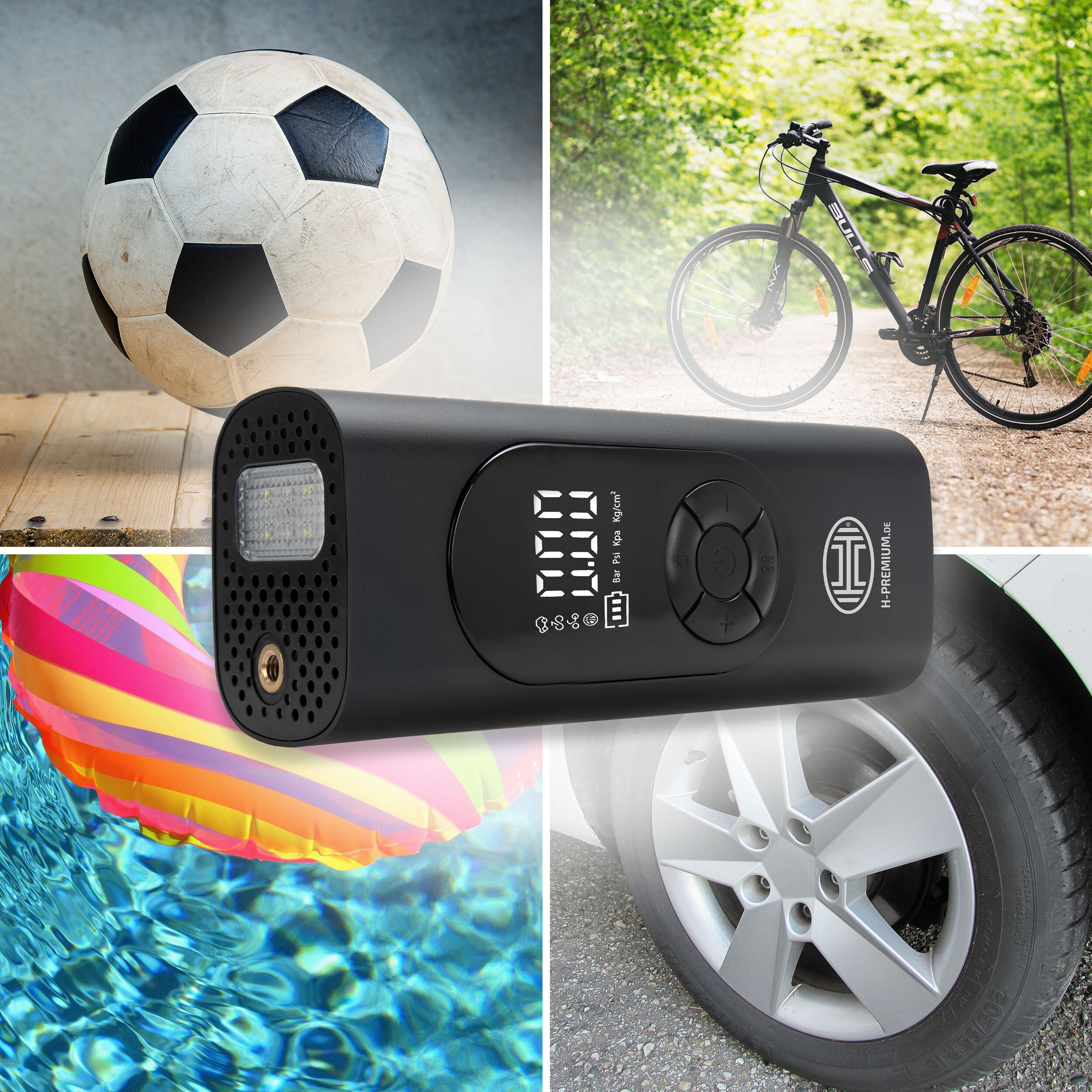 Digital Akku Kompressor | HEYNER® AkkuPressor PRO